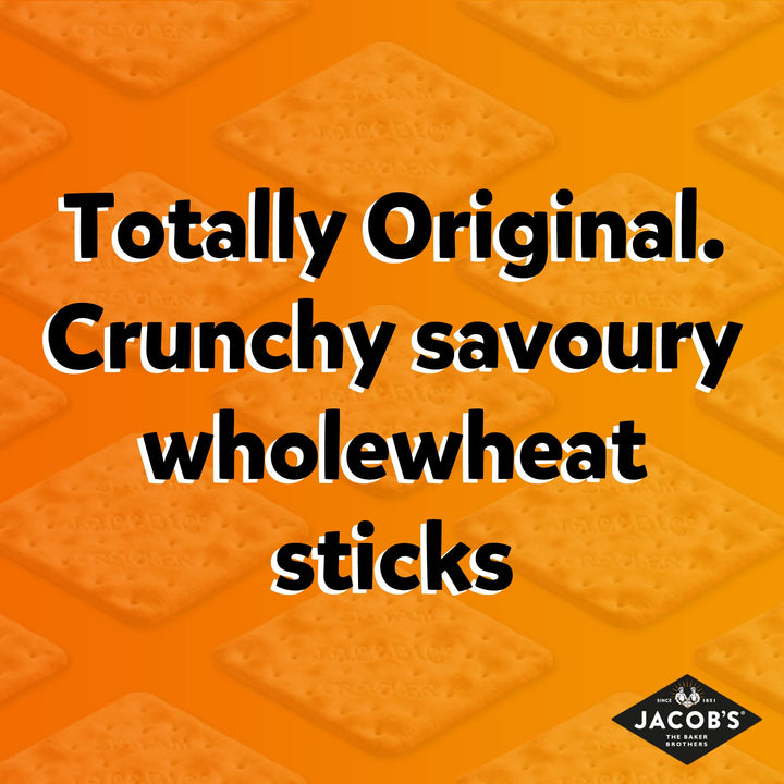 Jacob's Crispbreads Mixed Grain Crackers, 20 Crackers (5 Packs of 4), 190g