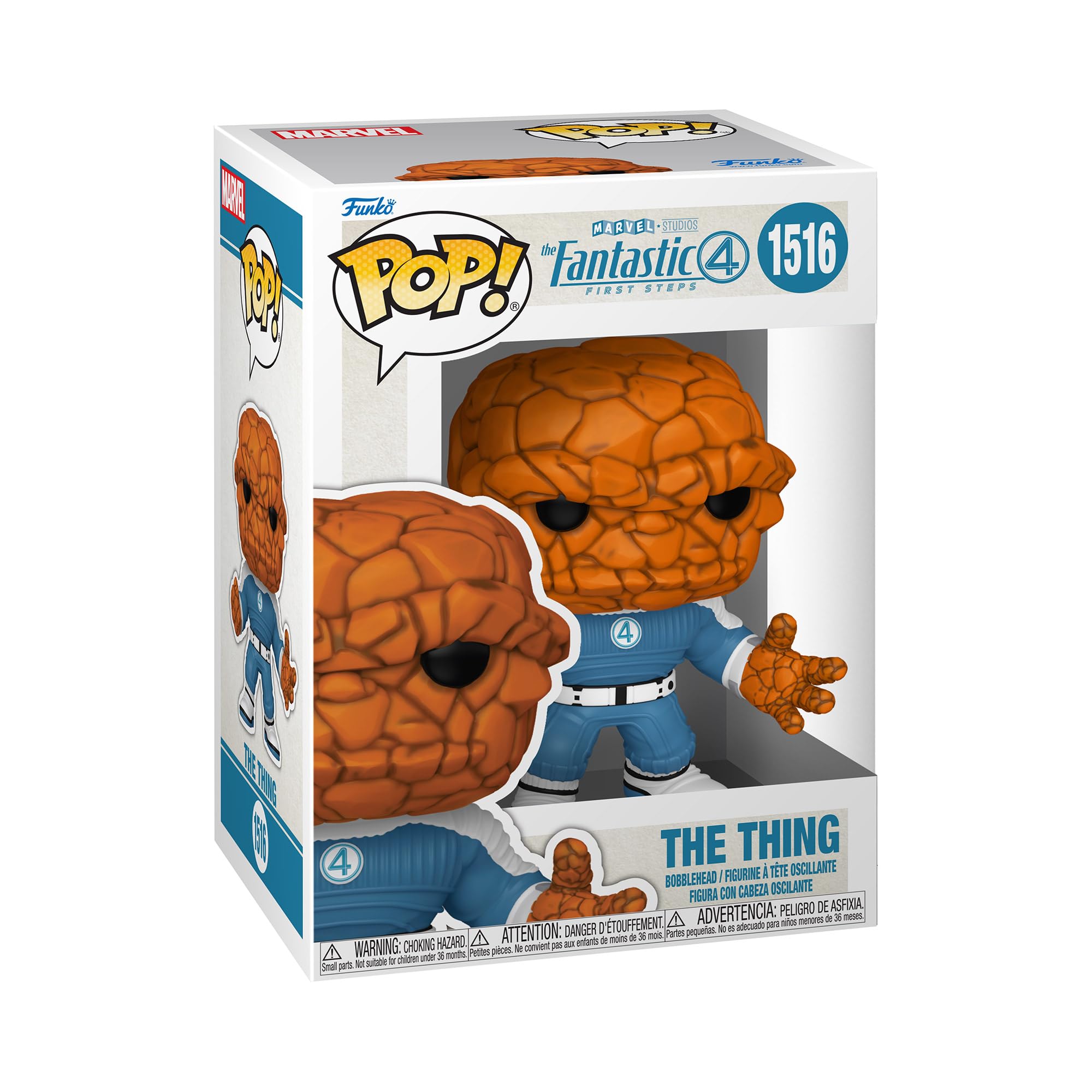 Funko Pop! Marvel: The Thing - Fantastic Four (2025) Collectible Vinyl Figure | 3.75 Inch 1