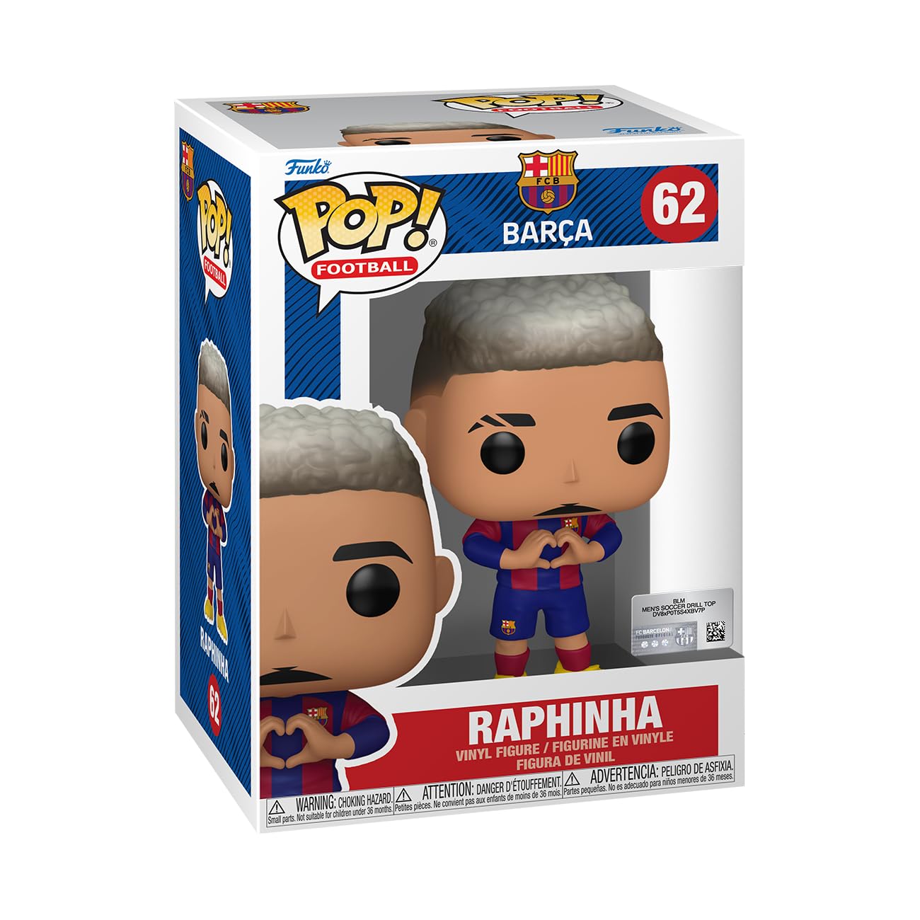 Funko Pop! Football: Raphinha - Barcelona FC Vinyl Figure (72234) 9