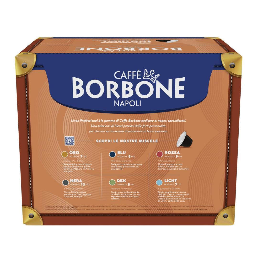 Caffè Borbone Blue Respresso Capsules - 100 Nespresso Compatible Coffee Pods