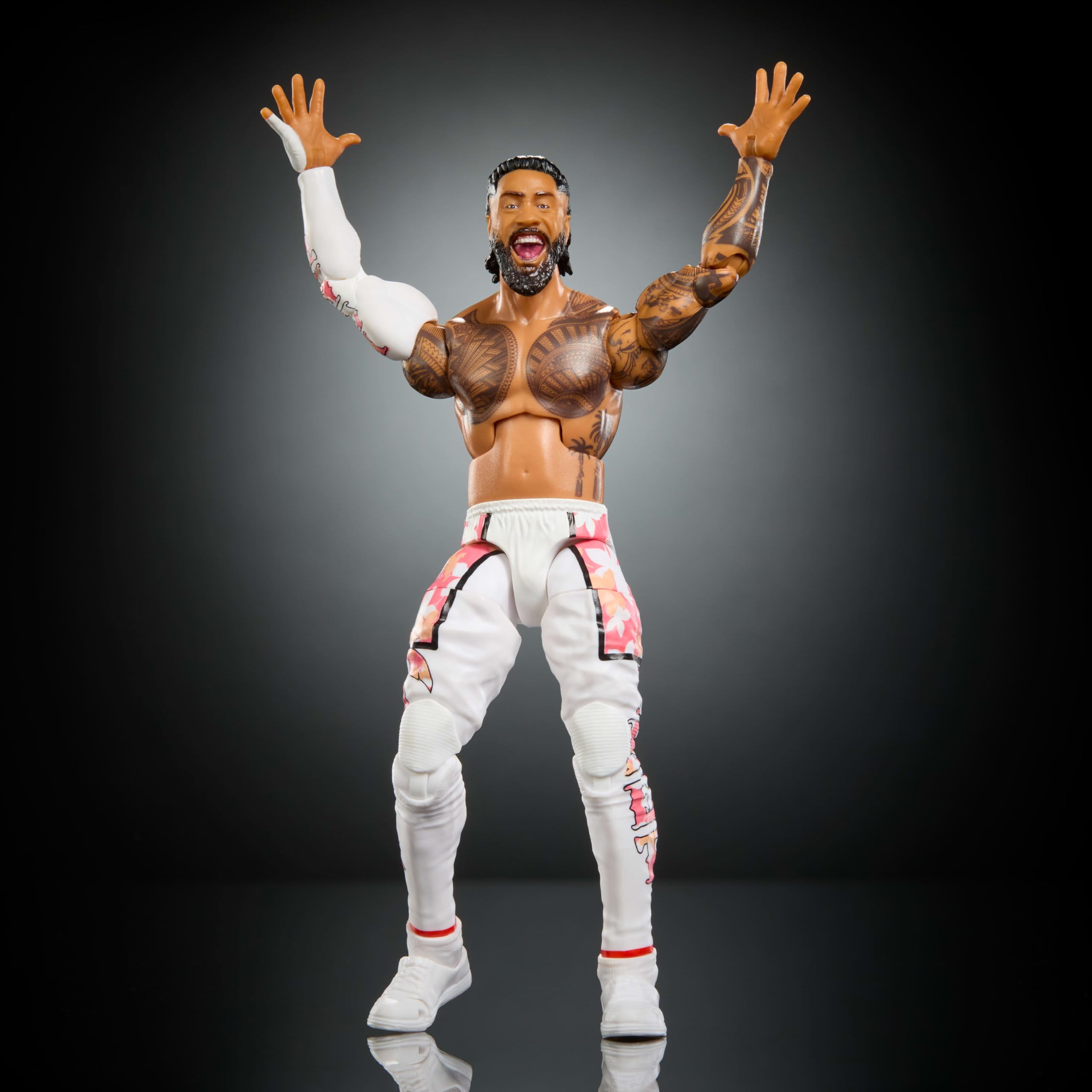 Mattel WWE Elite Action Figure Jey Uso - 6-inch Scale | 25 Points of Articulation | Series #124 5