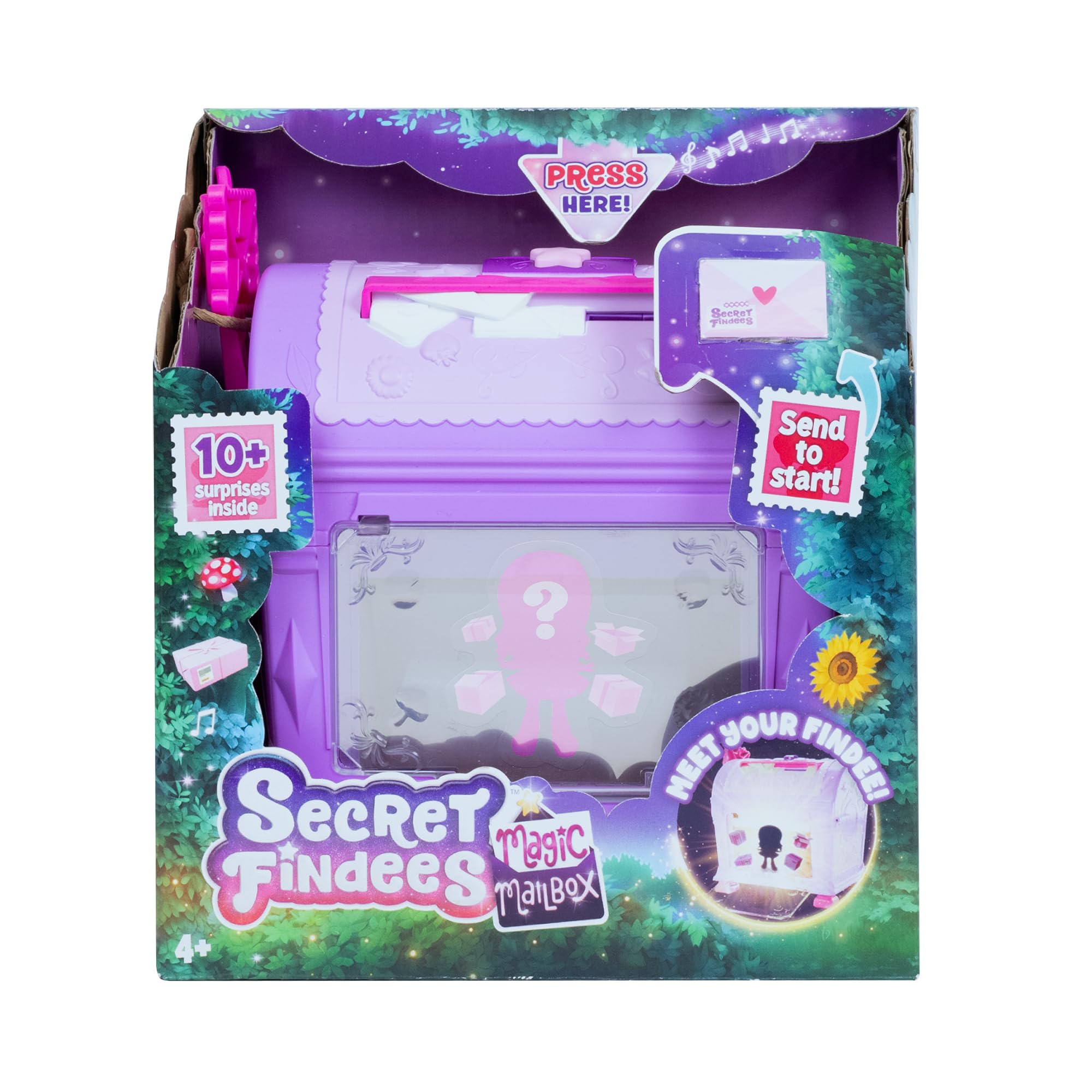 Secret Findees Magic Mailbox - 10+ Surprise Reveals & Mini Playset - Ages 4+ 48