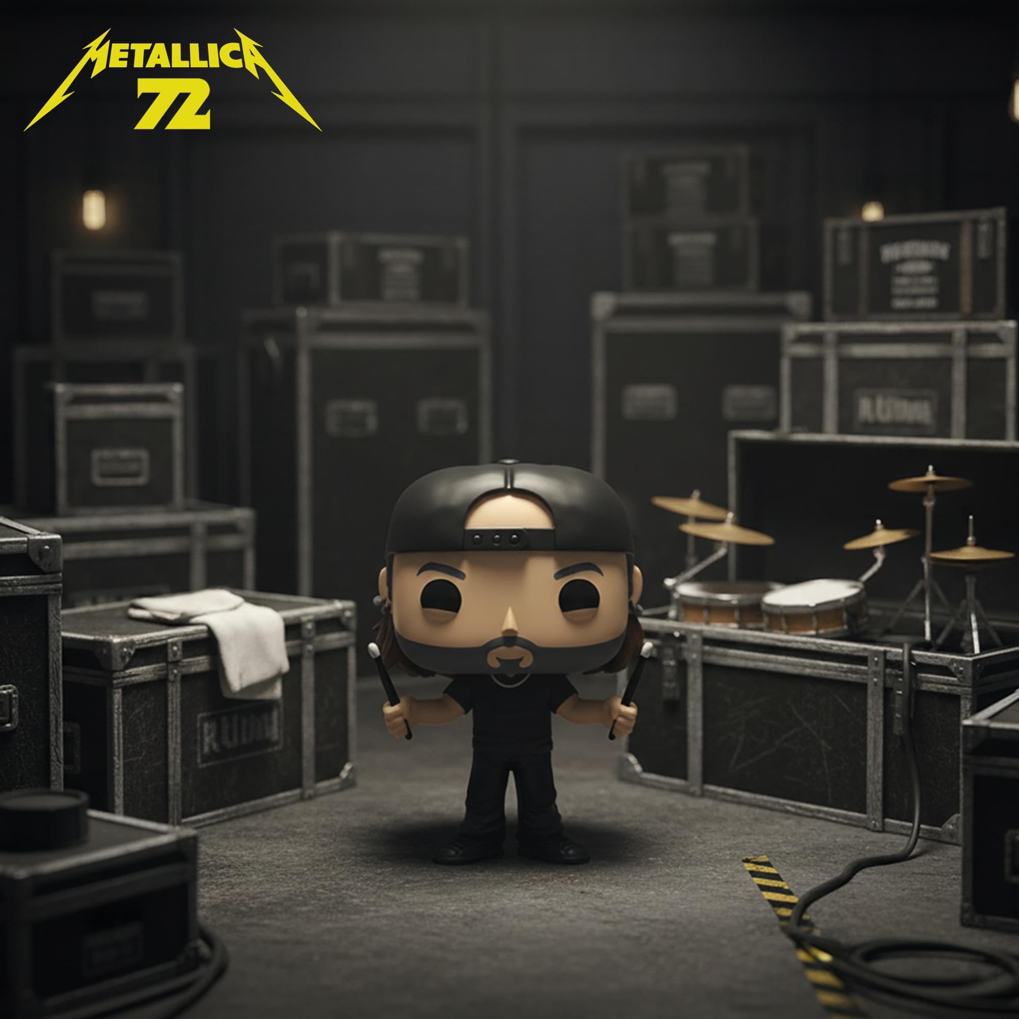 Funko Pop! Rocks: Lars Ulrich (72S) Collectible Vinyl Figure | Approx. 3.75 Inches 2