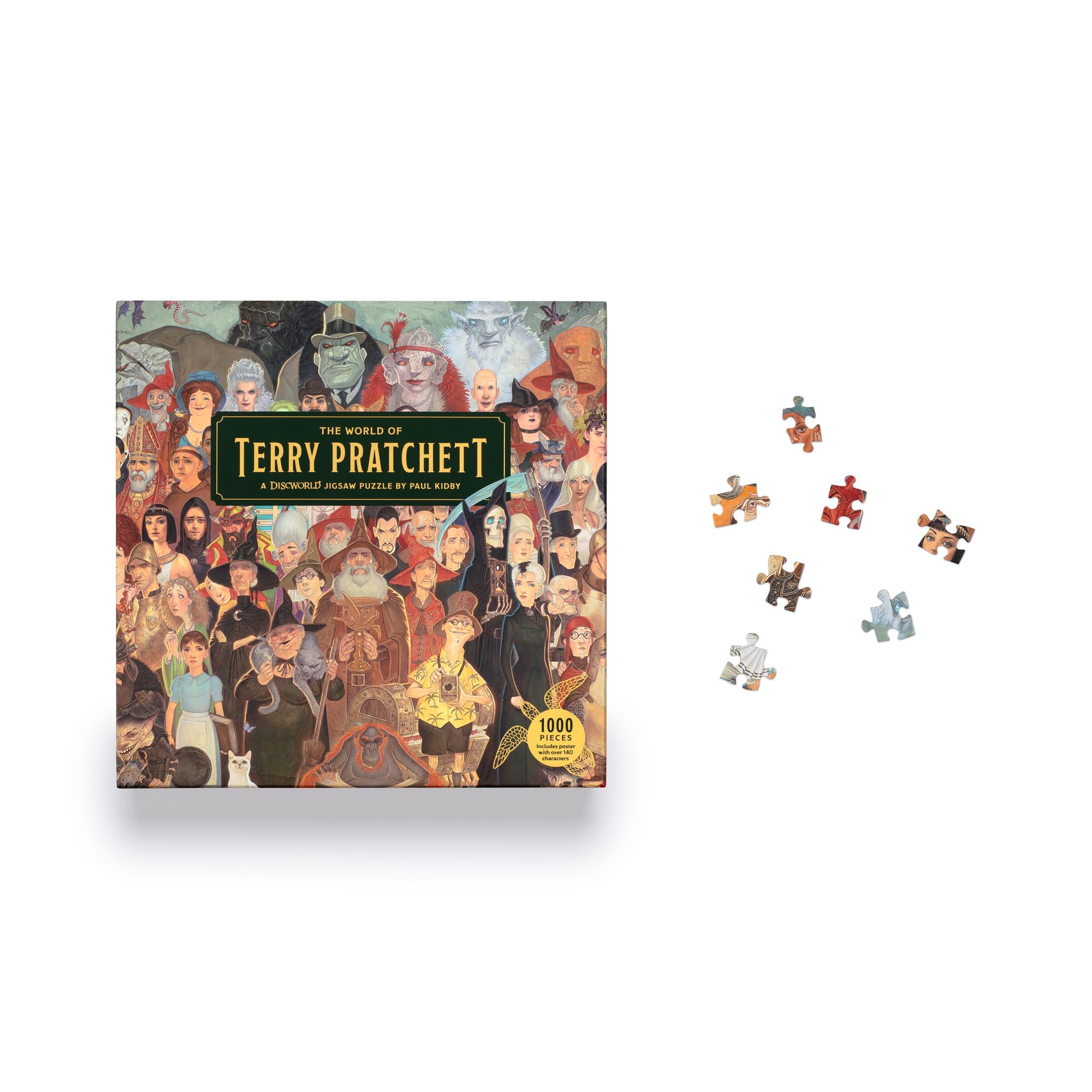 Laurence King The World of Terry Pratchett 1000 Piece Jigsaw Puzzle by Paul Kidby | Poster Included 5