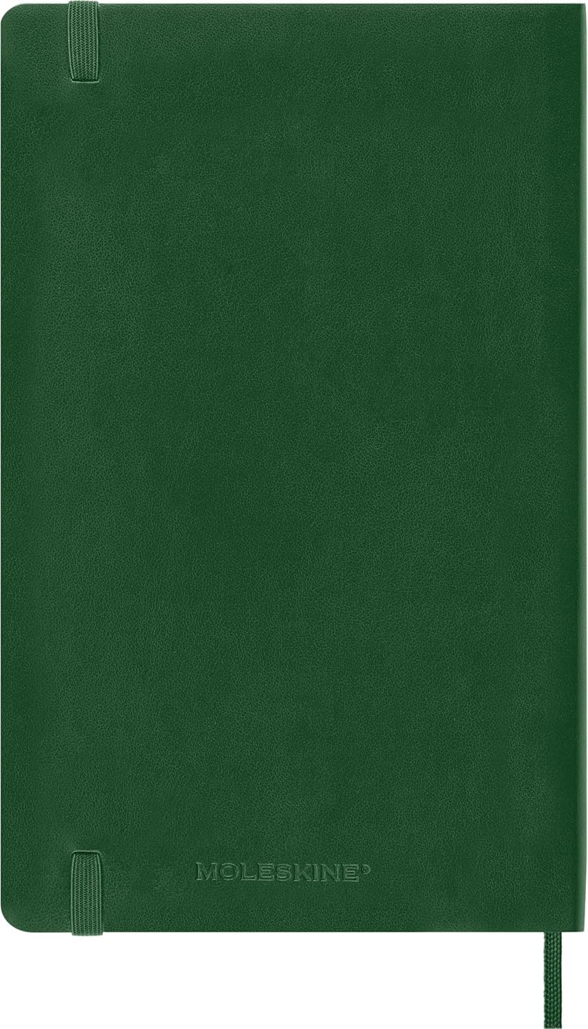 Moleskine Classic Notebook - Ruled Pages, Soft Cover, Large 13x21cm | 192 Pages, Myrtle Green 3