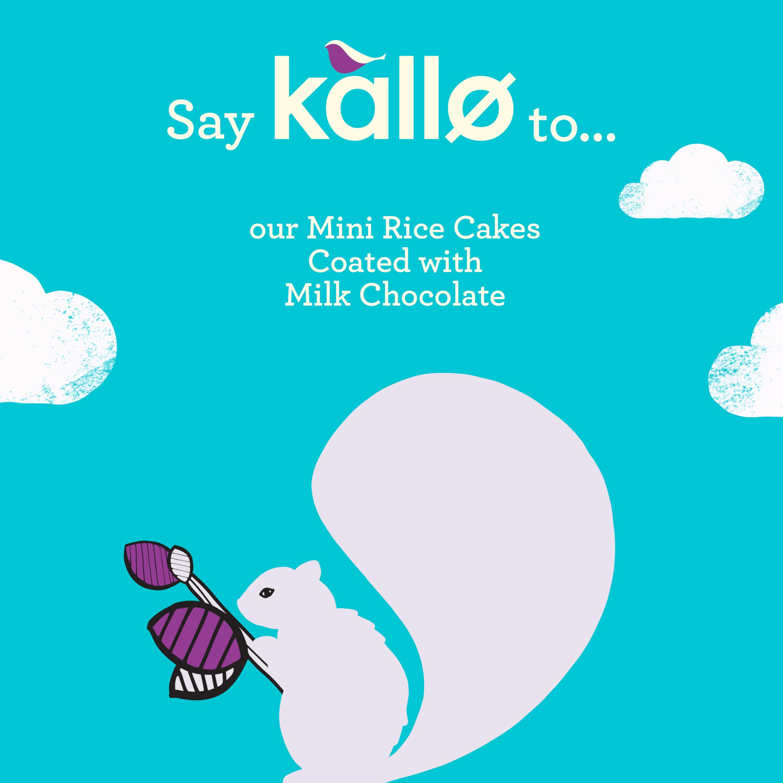 Kallo Belgian Milk Chocolate Mini Rice Cakes, 9 x 84g 4
