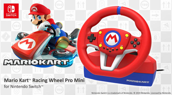 Mario Kart Racing Wheel Pro Mini for Nintendo Switch - HORI
