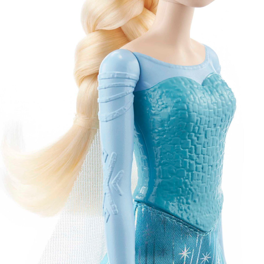 Mattel Disney Princess Elsa Posable Fashion Doll with Signature Outfit & Accessories - Inspired by Frozen Movie