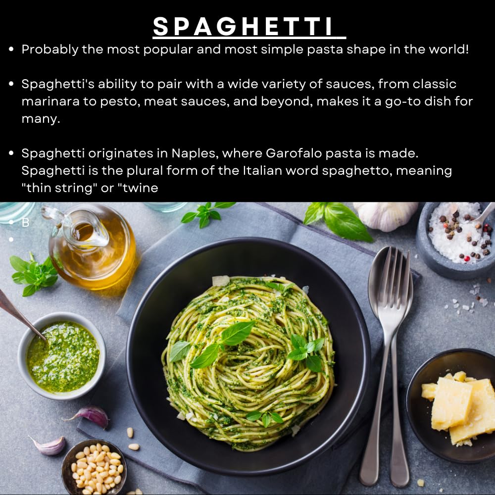 Garofalo Spaghetti Pasta - Bronze Drawn, High Protein Durum Wheat | 500g 3