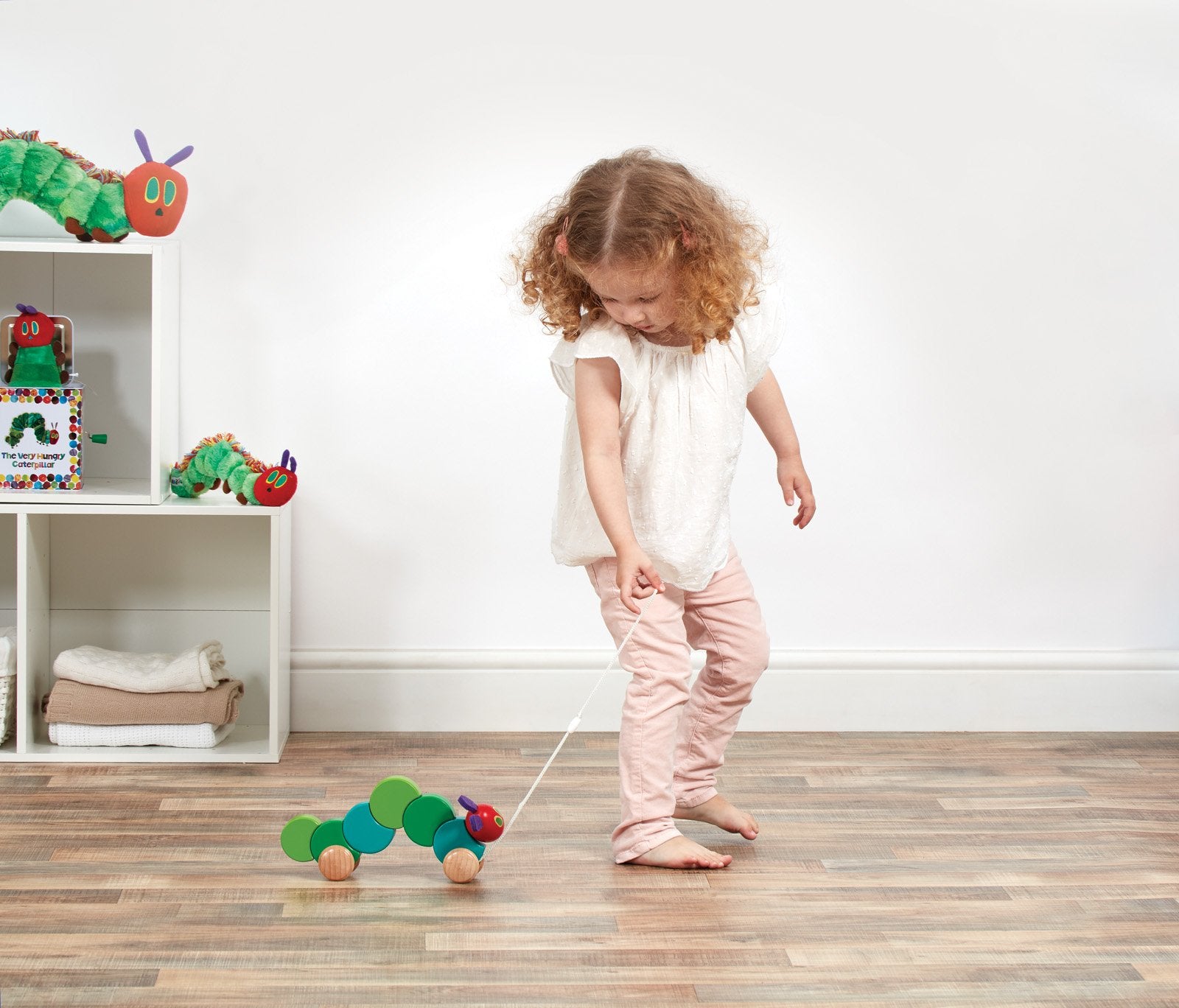 Very Hungry Caterpillar HC0930 Wooden Pull Along Toy - Encourages First Steps 5