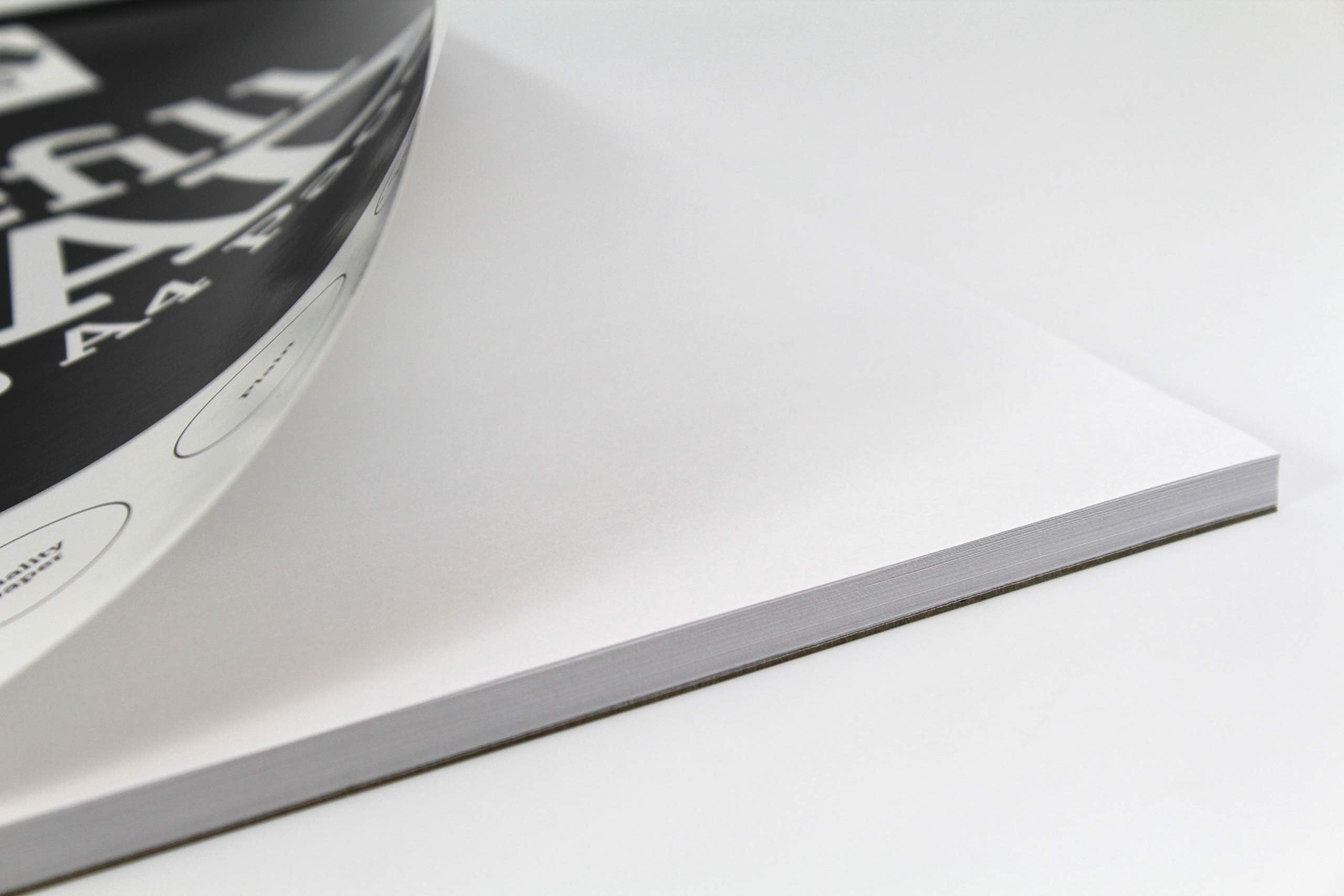 Silvine A4 Refill Pad - 160 Pages, 75gsm, 4 Hole Punched, Plain White 4