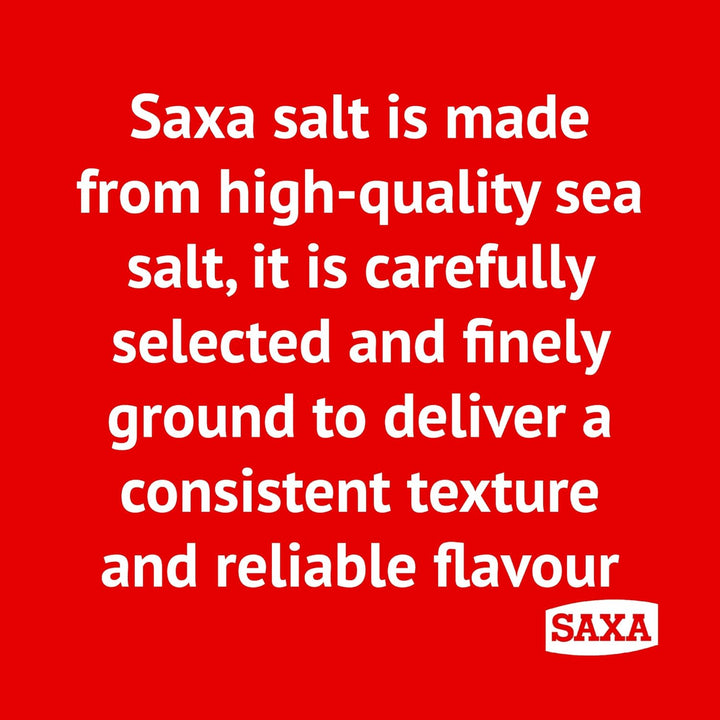 Saxa Sea Salt Coarse for Cooking & Grinding, 350g Drum