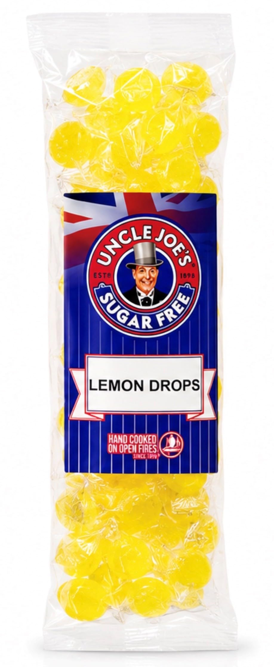 Uncle Joe's Sugar Free Lemon Drops - Classic Citrus Flavour | 454g Bag