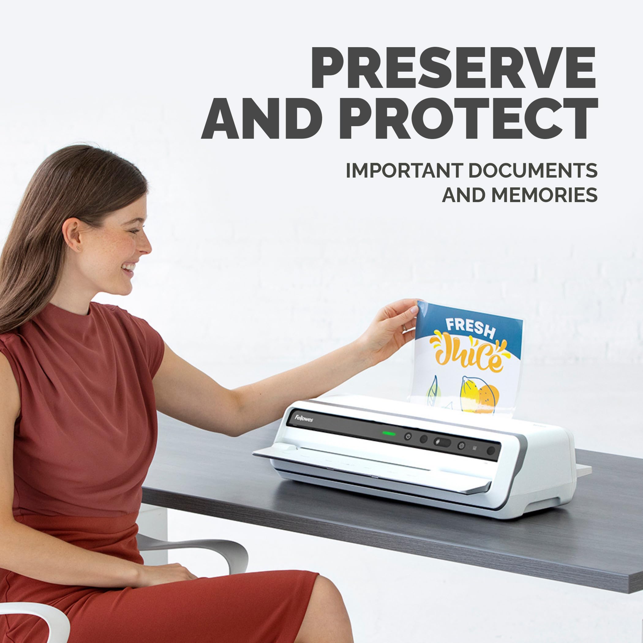 Fellowes A4 Laminating Pouches, 160 Micron (2 x 80 Micron), Gloss Finish, Pack of 100 9