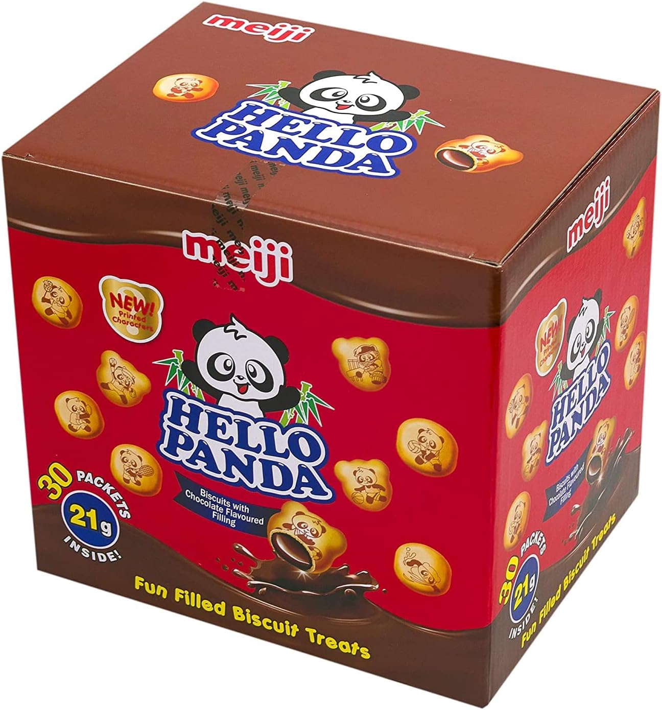 Meiji Hello Panda Chocolate Filled Biscuits, 630g (Pack of 30) 1