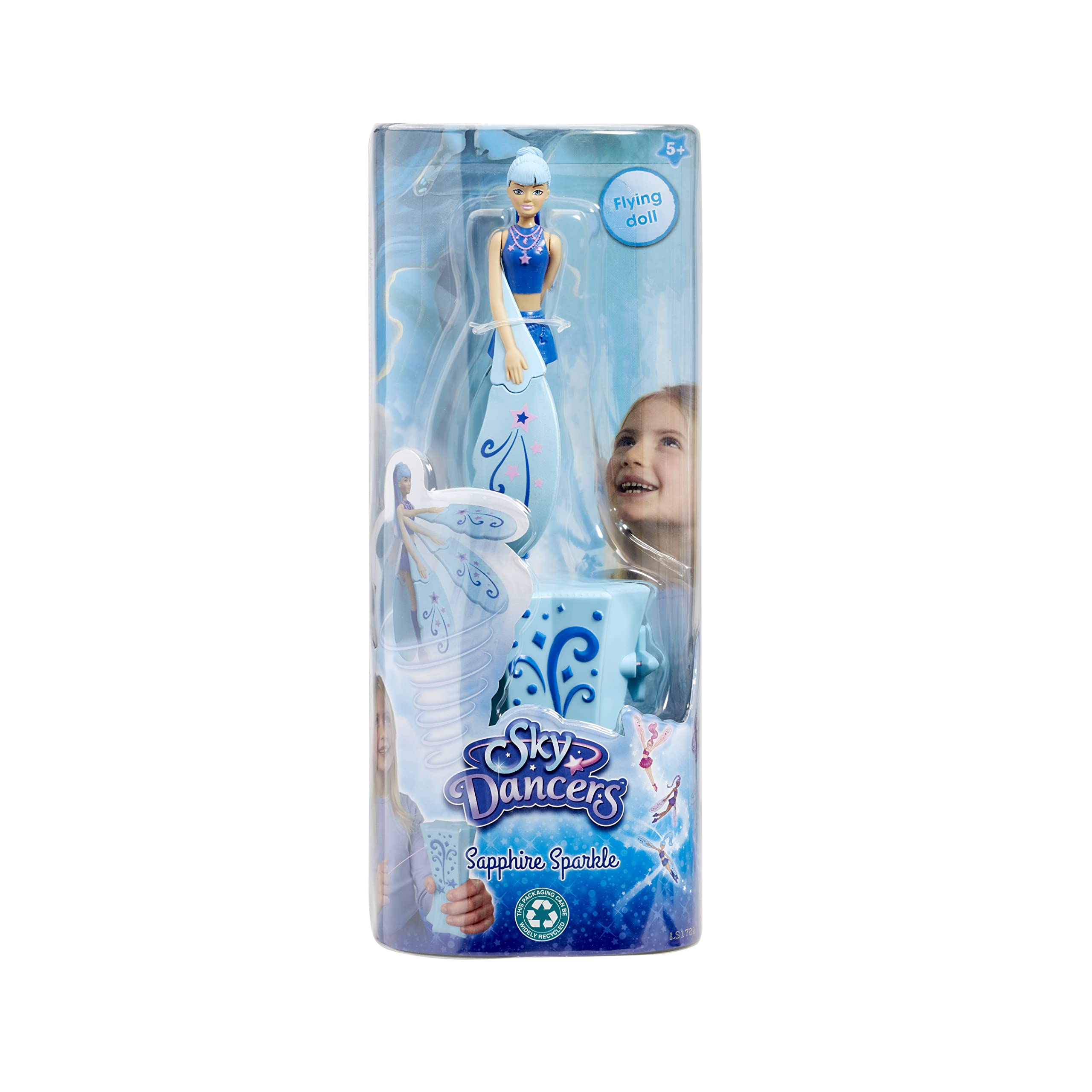 Sky Dancers: Sapphire Sparkle - Pull String Flying Doll for Kids 5+ 5