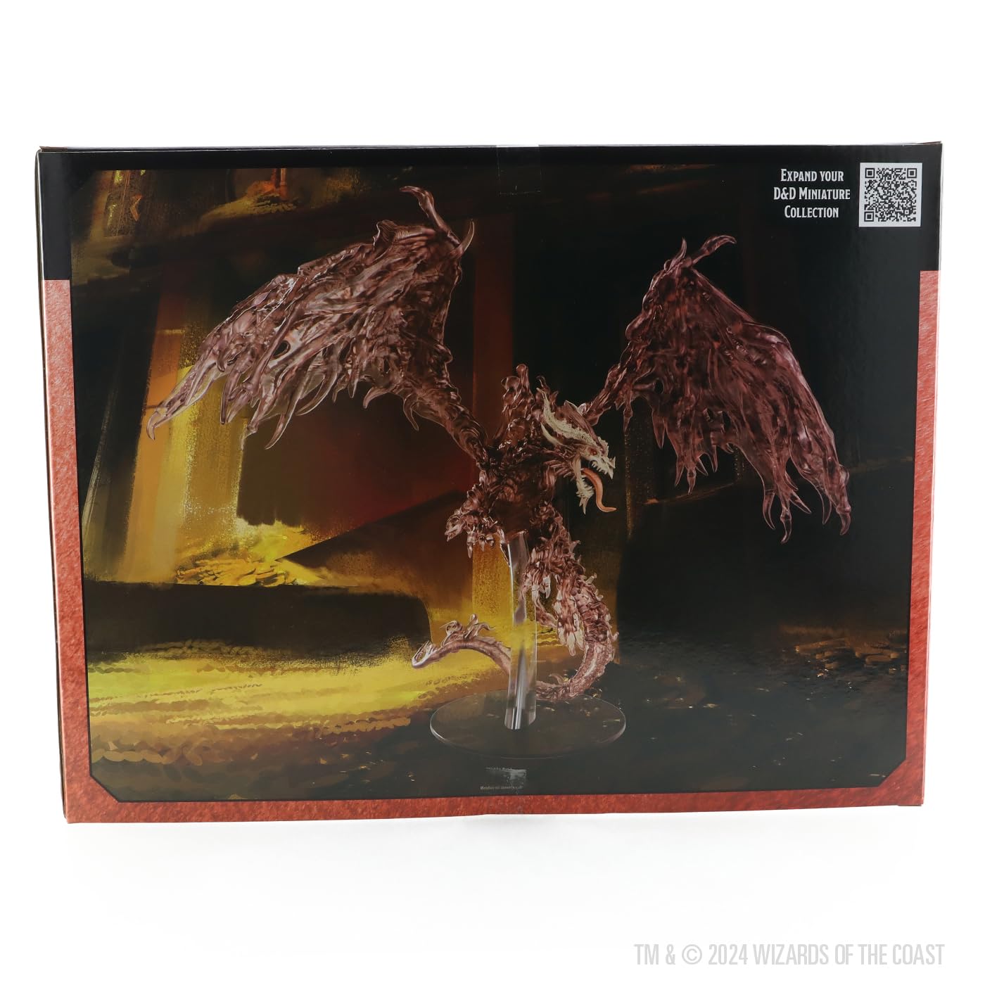 WizKids D&amp;D Nolzur's Marvelous Miniatures Roter Geisterdrache, unbemalte Miniatur 7