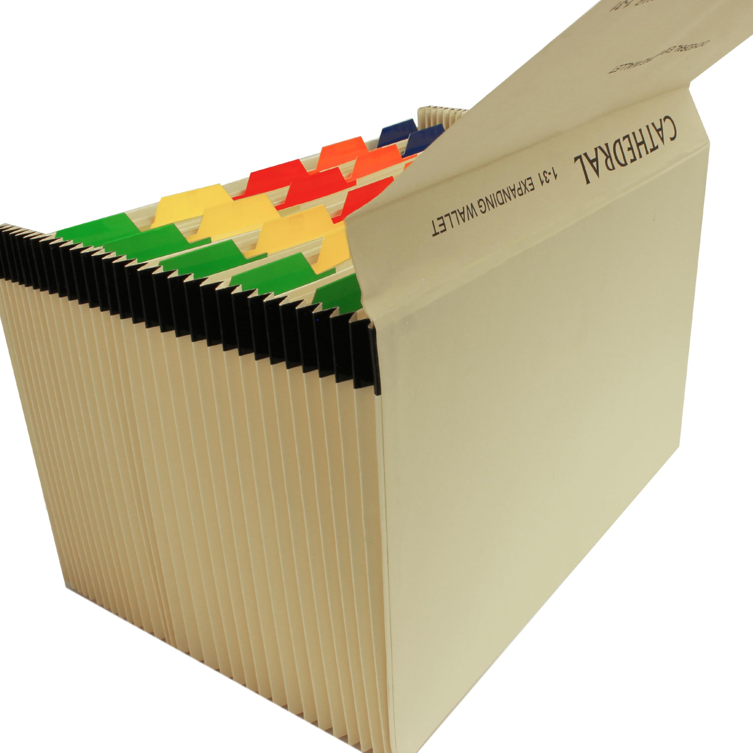 Cathedral Products 31 Pocket Expanding File - Numbered Tabs 1-31 | A4 & Foolscap Compatible 3