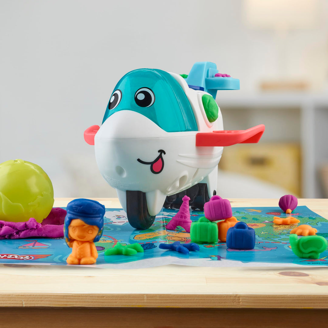 Play-Doh Airplane Explorer Starter Playset - Creative Travel-Themed Play for Ages 3+