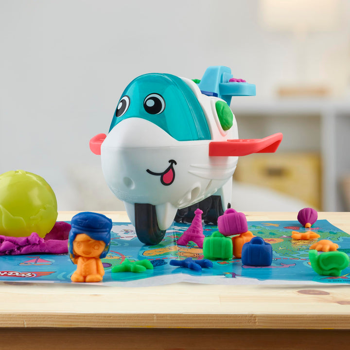 Play-Doh Airplane Explorer Starter Playset - Creative Travel-Themed Play for Ages 3+