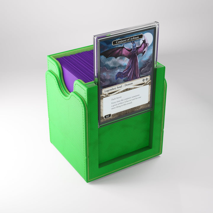 Gamegenic Magic: The Gathering Commander Squire Plus 100+ XL Deck Box Green
