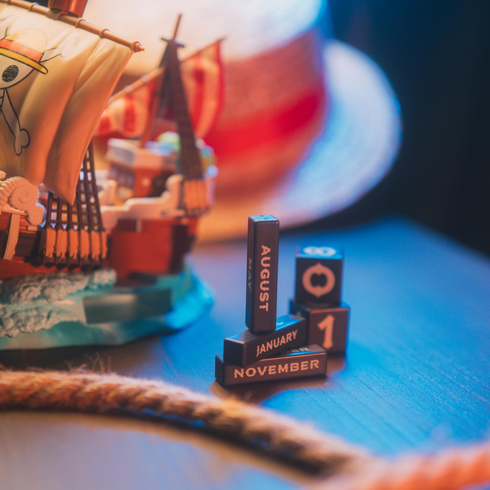 Grupo Erik One Piece Perpetual Calendar - Going Merry 3D Desk Calendar for Home Office 11