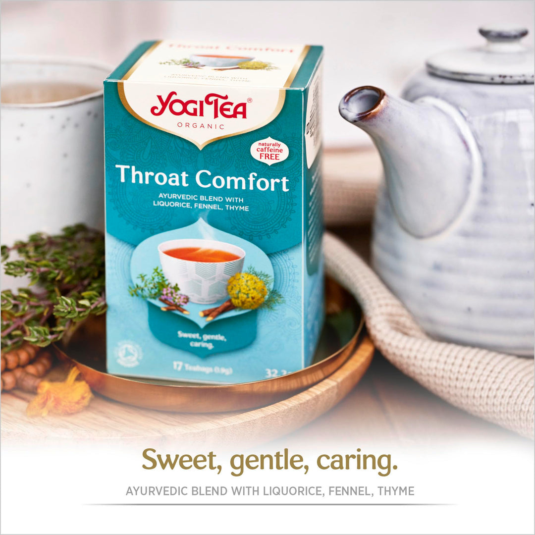 YOGI TEA Throat Comfort Organic 6x17 Tea Bags