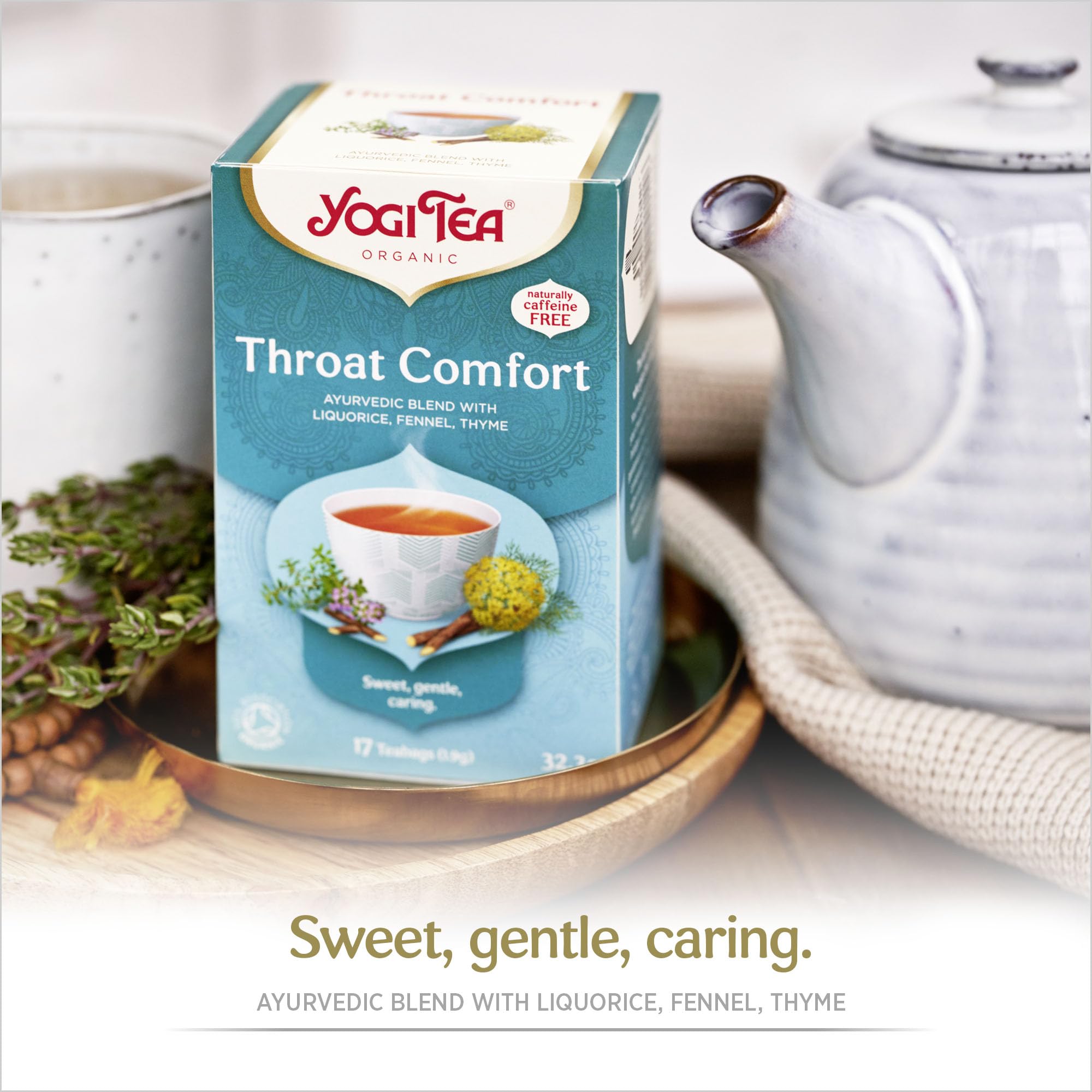 YOGI TEA Throat Comfort Organic 6x17 Tea Bags 5