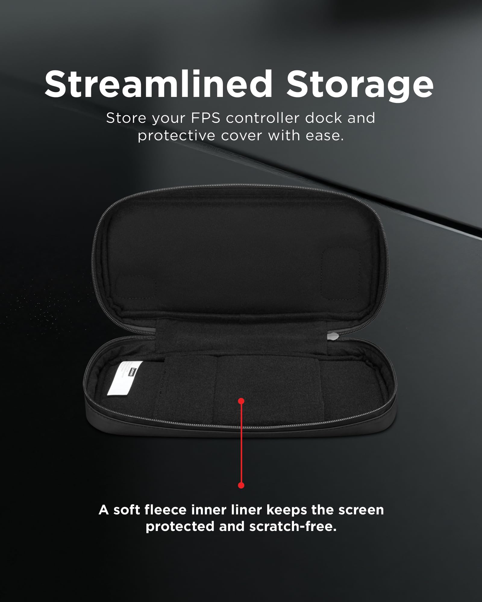 Lenovo Carrying Case for Legion Go S - Protective Storage | Black | Polyurethane 4