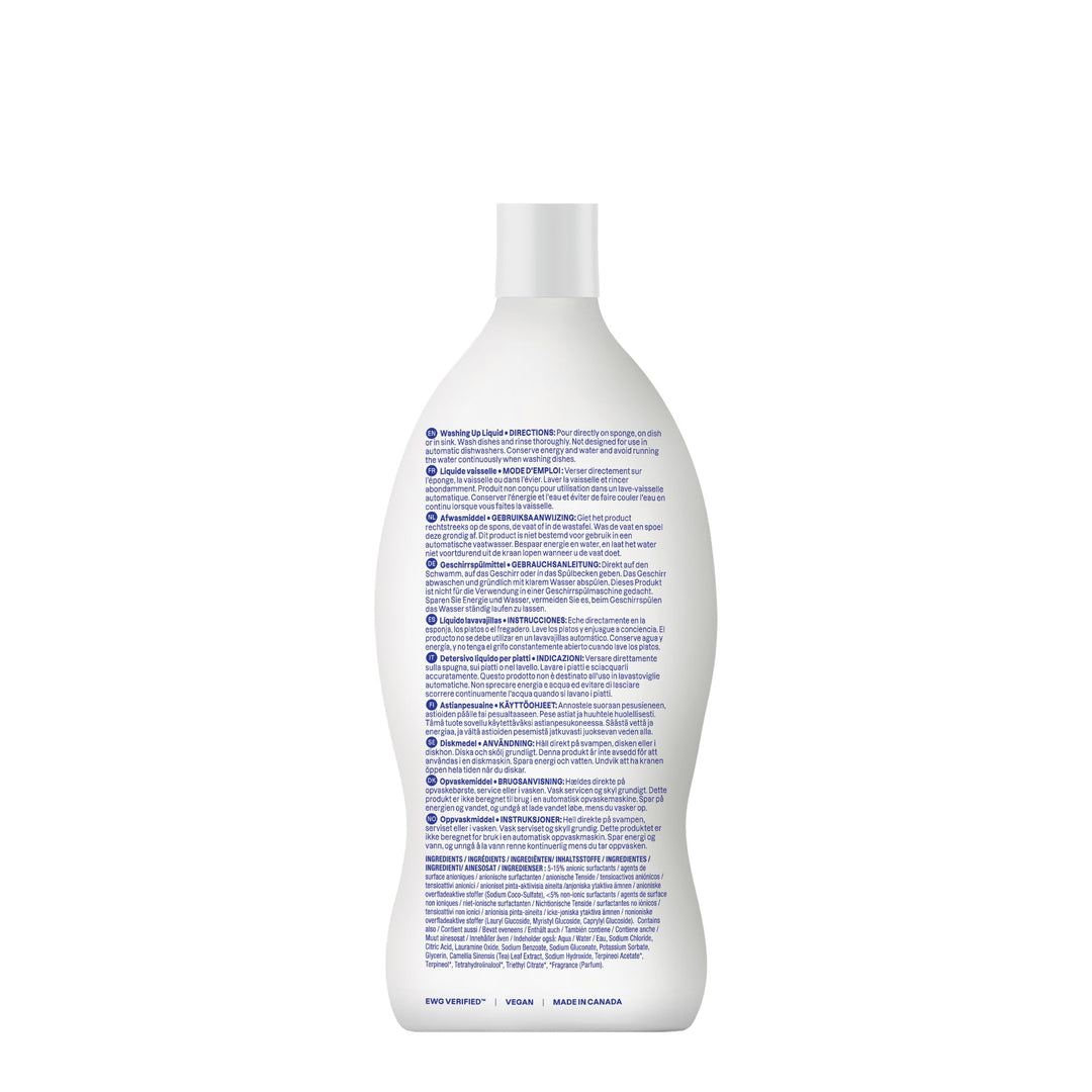 ATTITUDE - Washing Up Liquid, EWG Verified, Plant-Based & Vegan Dish Soap