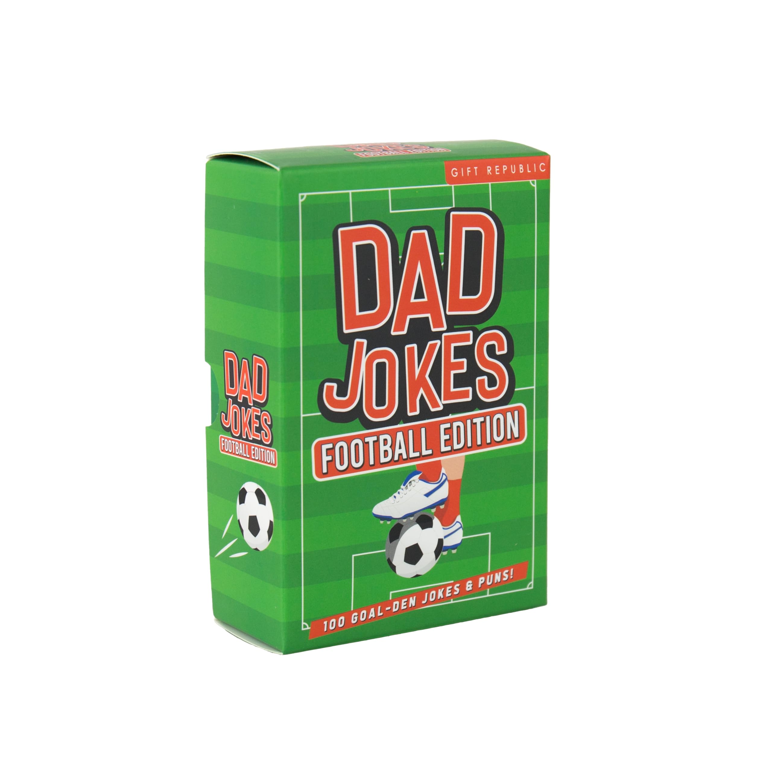 Gift Republic Football Dad Jokes - 100 Card Pack with Football-Themed Puns 1