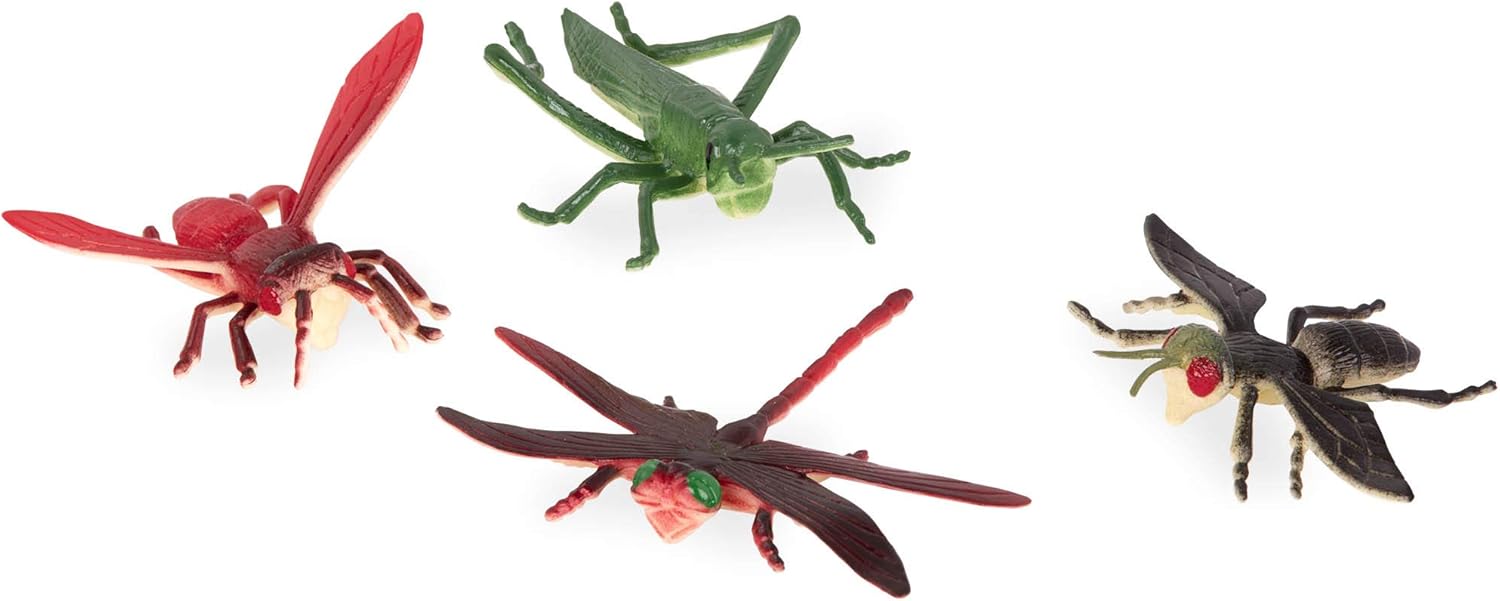 Terra by Battat Insect World - 60-Piece Miniature Insect and Animal Figurine Set for Kids 3