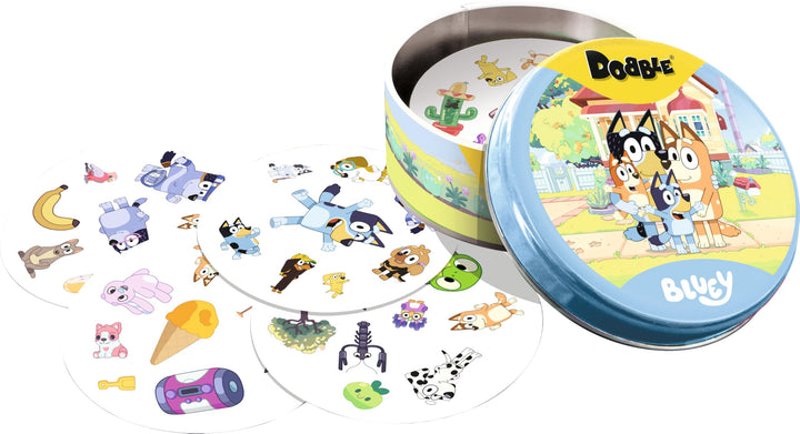 Asmodee Dobble Bluey Kids Card Game for Ages 4+ | 2-8 Players | 15-Minute Play