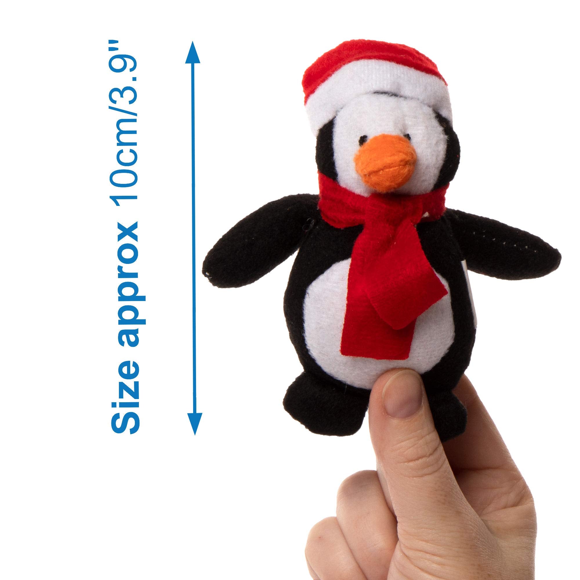 Baker Ross Christmas Bean Pals Cuddly Toys - 4 Assorted Plush Characters for Kids 13