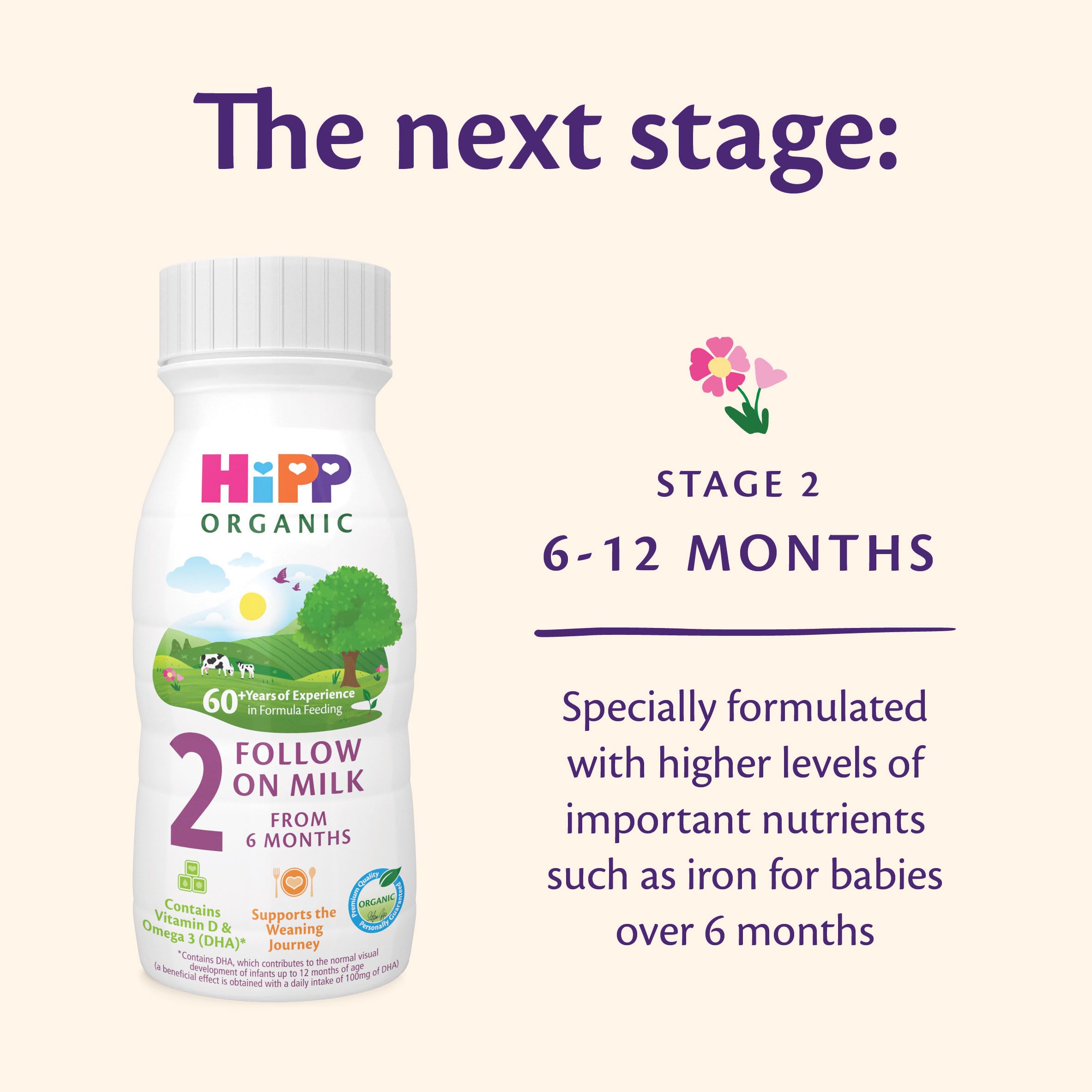 HiPP Organic 1 First Infant Ready to Feed Liquid Baby Formula - Suitable From Birth | 470 ml 4