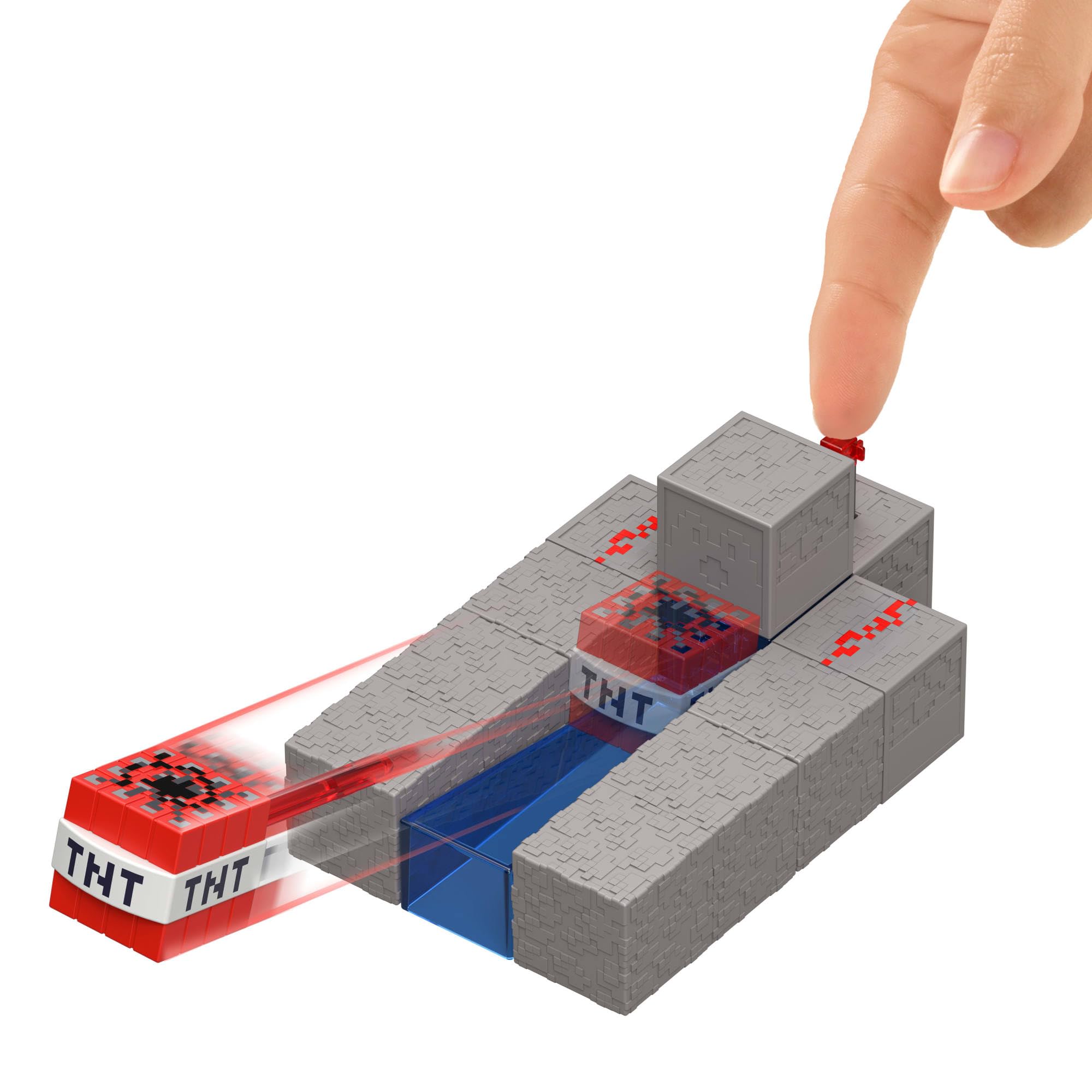 Mattel Minecraft Creeper Action Figure with Accessory & Redstone Building Piece | 3.25-in Scale