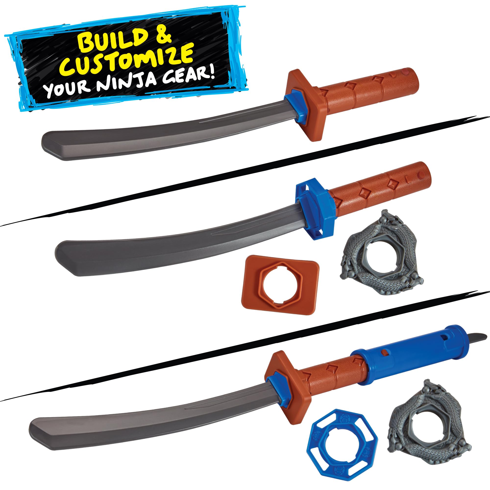 Teenage Mutant Ninja Turtles Build N Battle Leonardo Katana Sword Roleplay Set | Ages 4+ 2