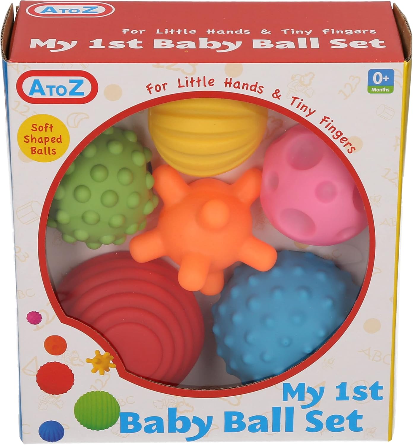 My First Baby Multi Textured Sensory Soft Balls - 6 Different Textures for Tactile Development 5