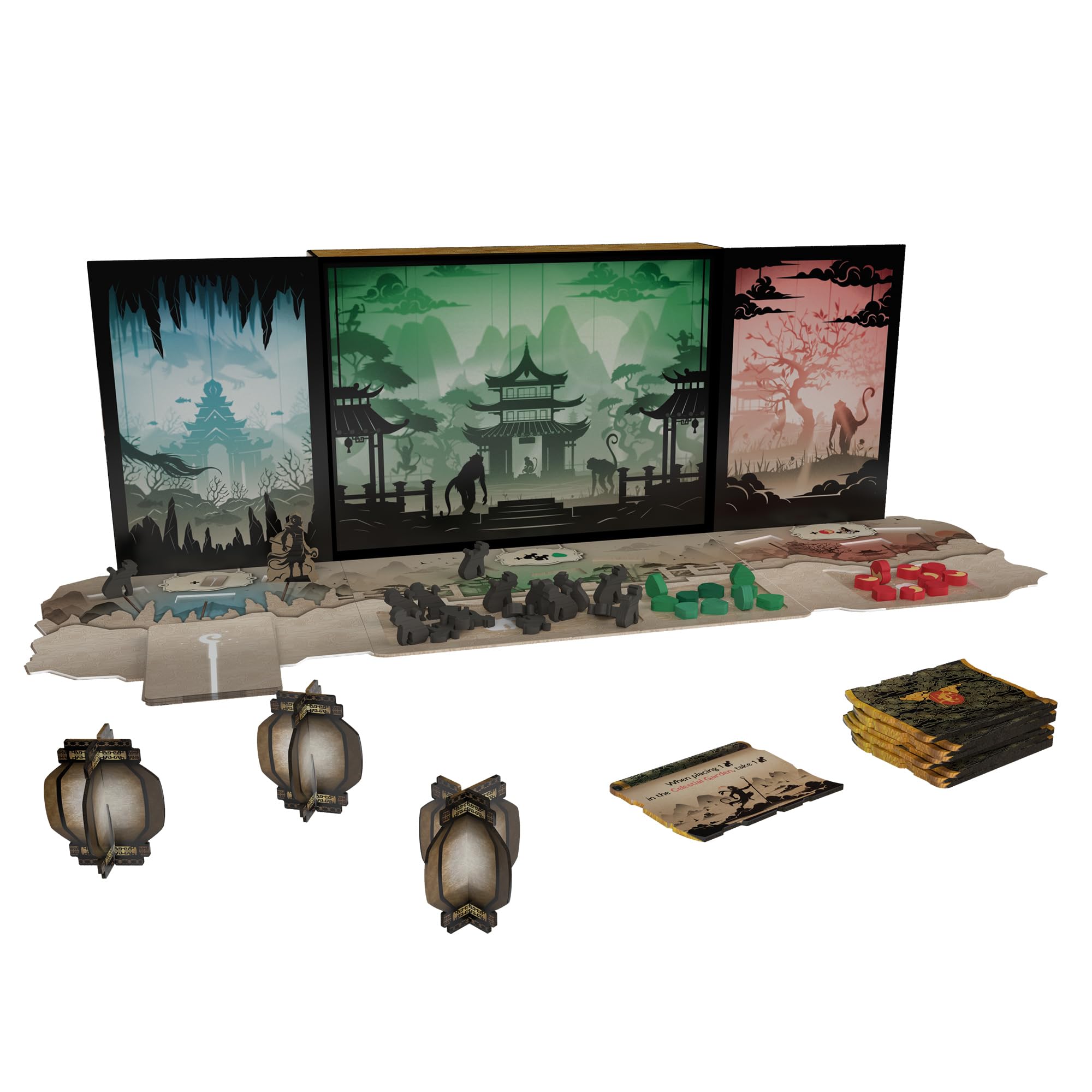 SPACE Cowboys The Shadow Theater: The Legend of The Monkey King Board Game | 2 Players | 30 Min | Age 12+