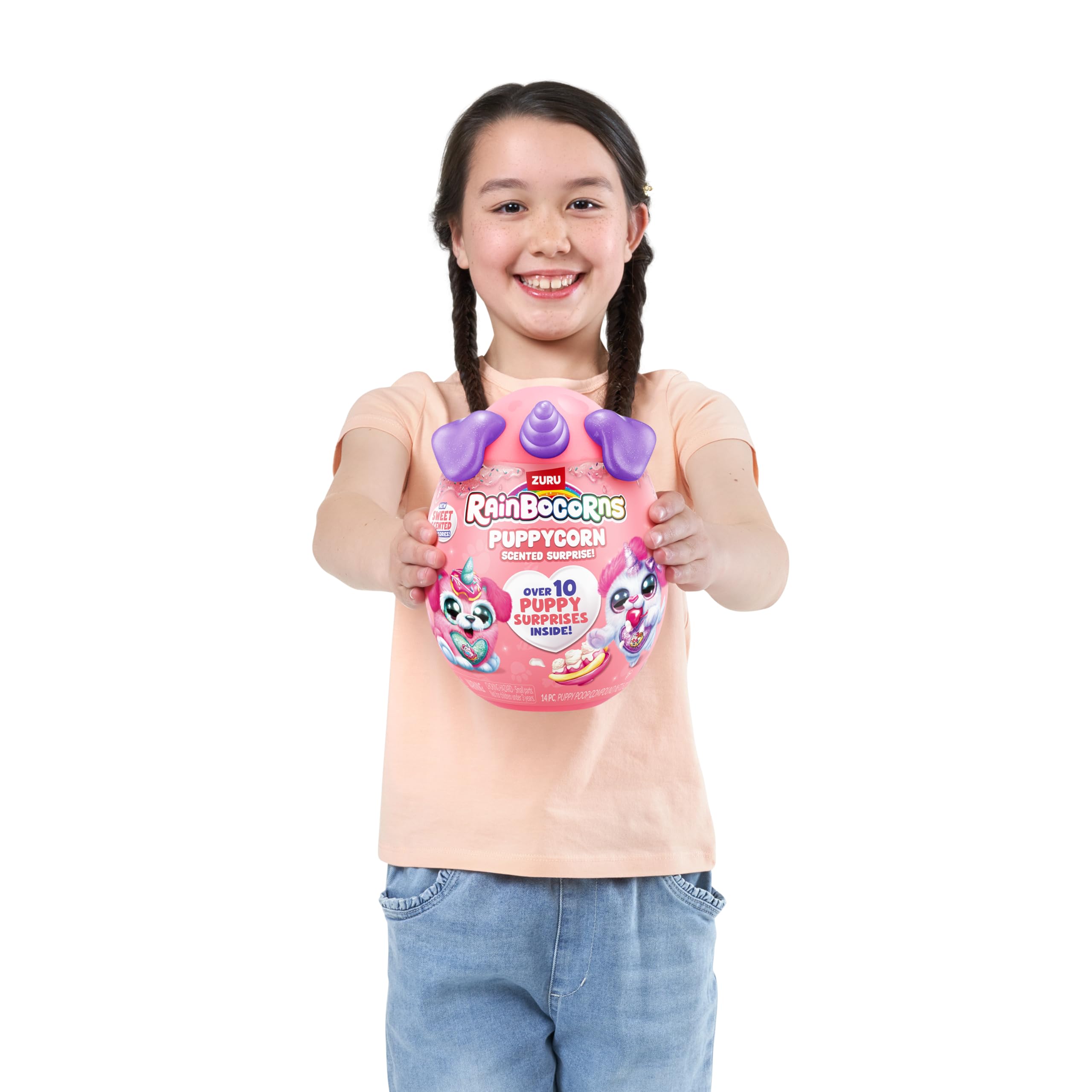 Rainbocorns ZURU Puppycorn Scent Surprise - Dalmatian Plush with Scented Accessories & Stickers 13