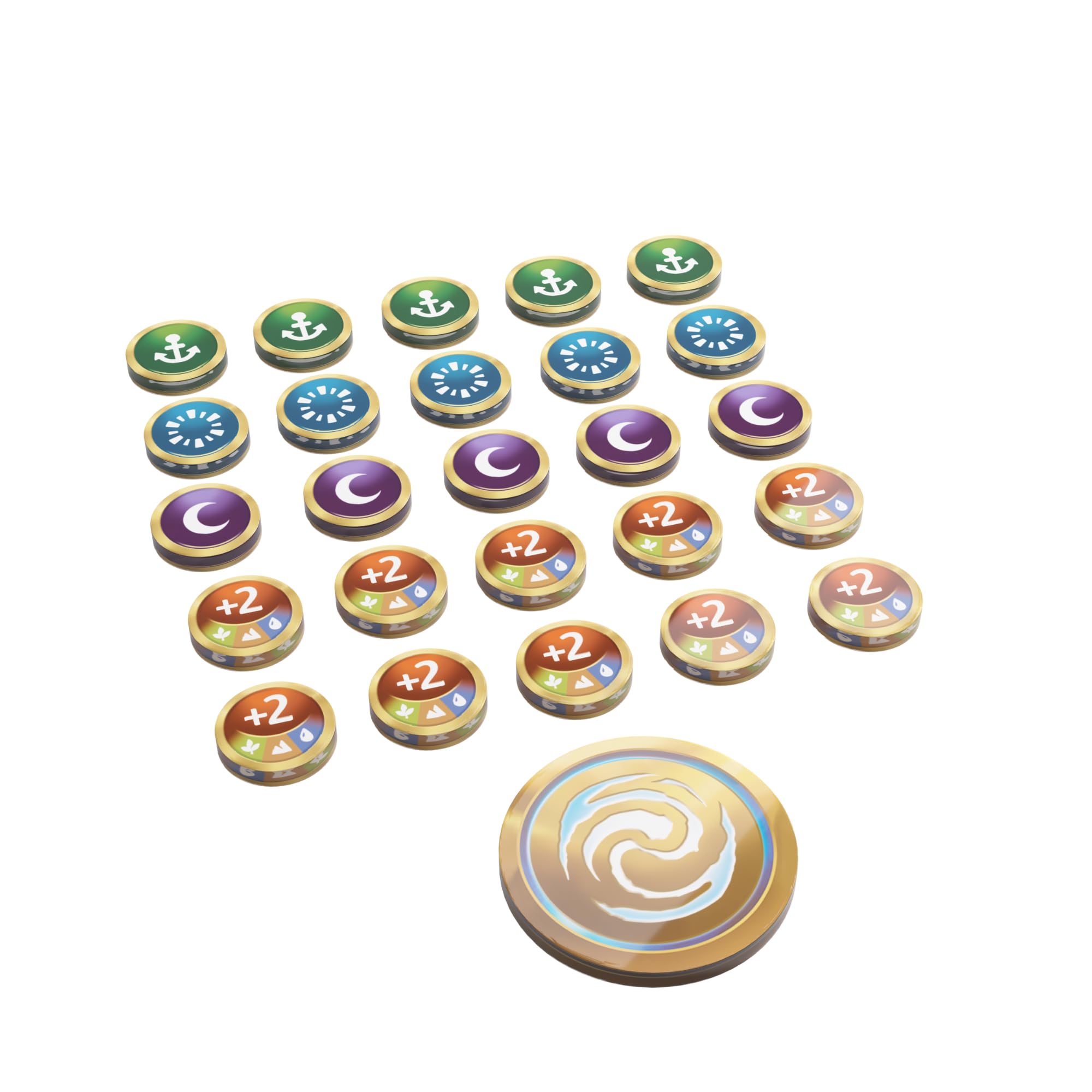 Gamegenic Altered Premium Markers - 26-Piece Acrylic Game Tokens, Officially Licensed 5