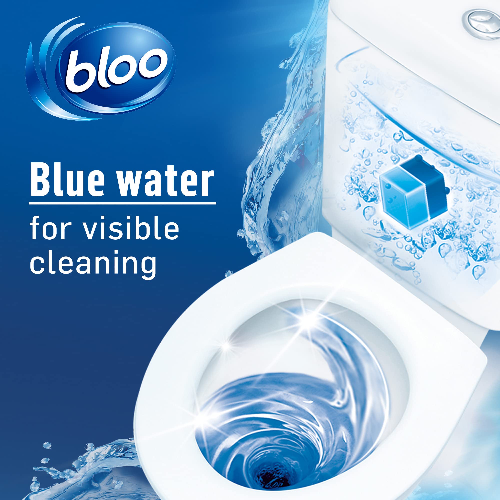 Bloo - Original Blue Toilet Block In-Cistern Cleaner, 16 Pack 5