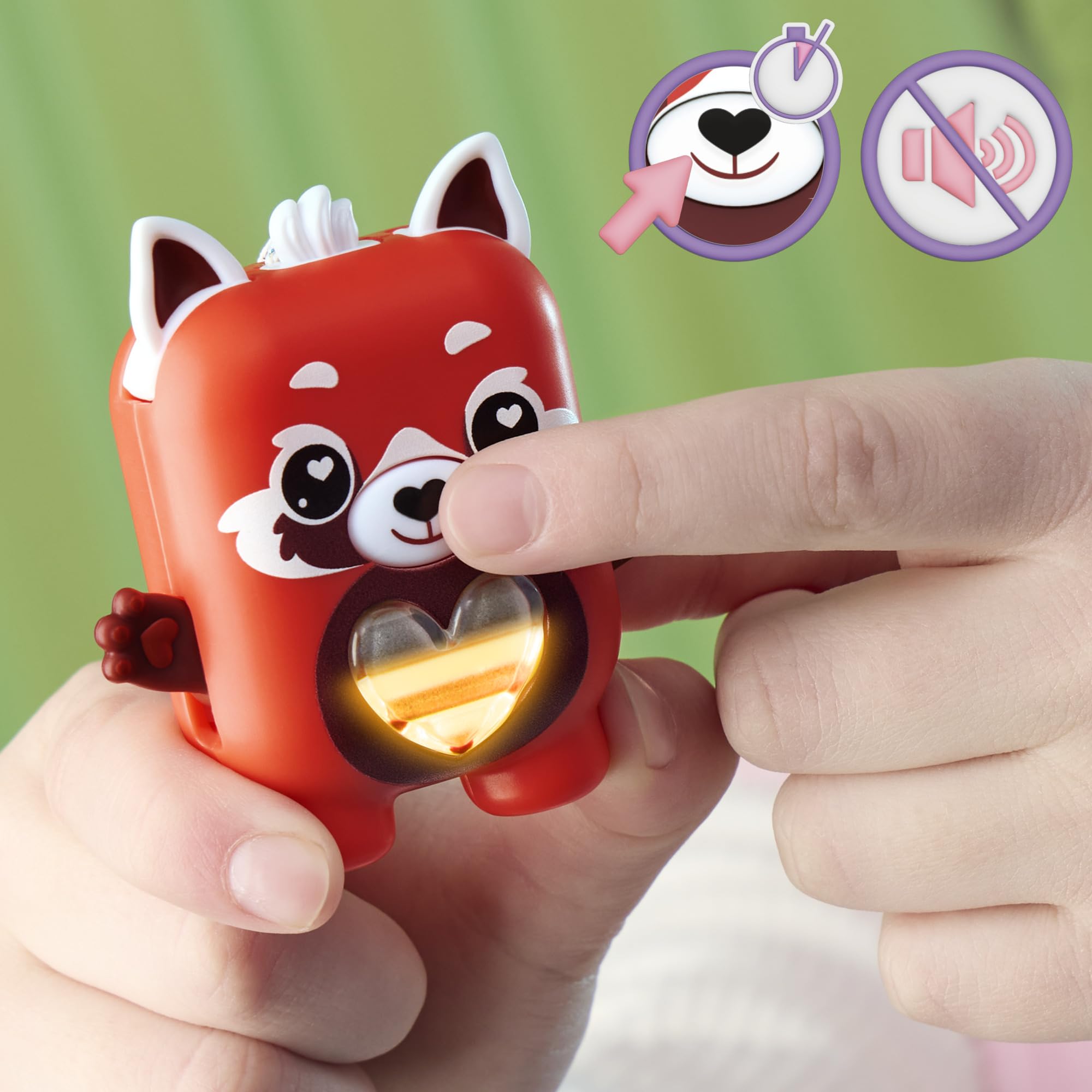 Hasbro Nano-Mals Pamanda the Red Panda Electronic Fidget Pet 6