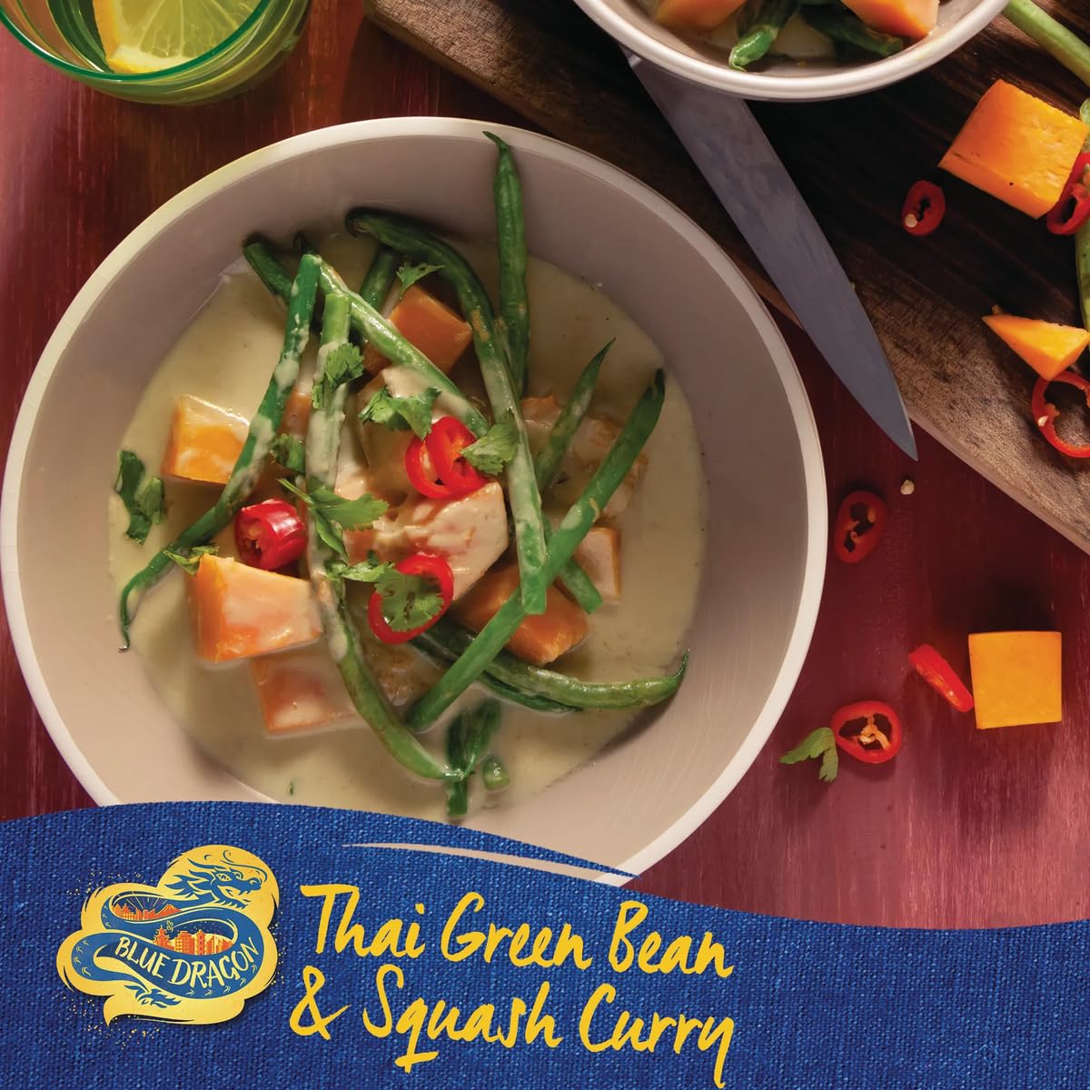 Blue Dragon Thai Green Curry Paste 170g - Medium Spice, Authentic Thai Curry Paste for Cooking 2