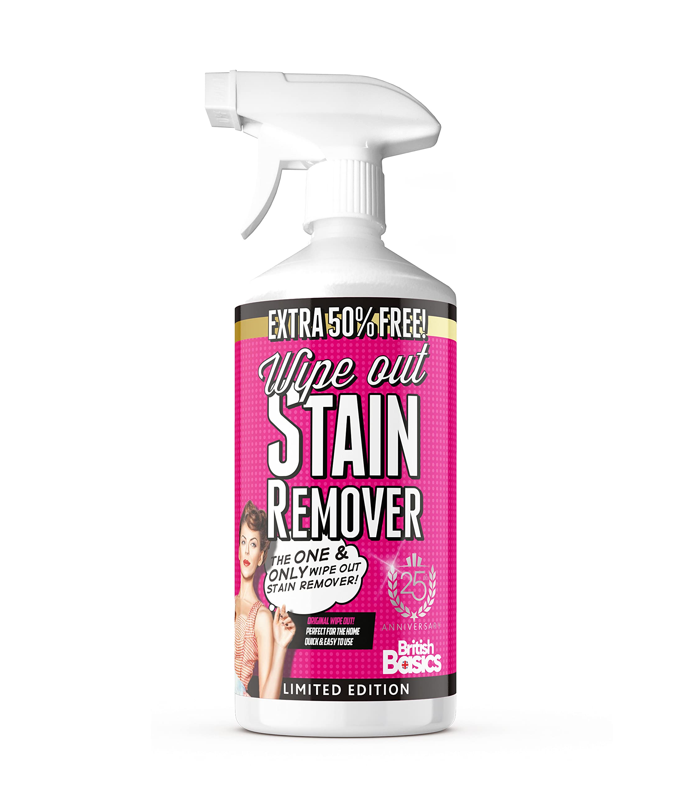 Wipeout Stain Remover Spray - Multi-Purpose, Professional Strength | 750 ml 1