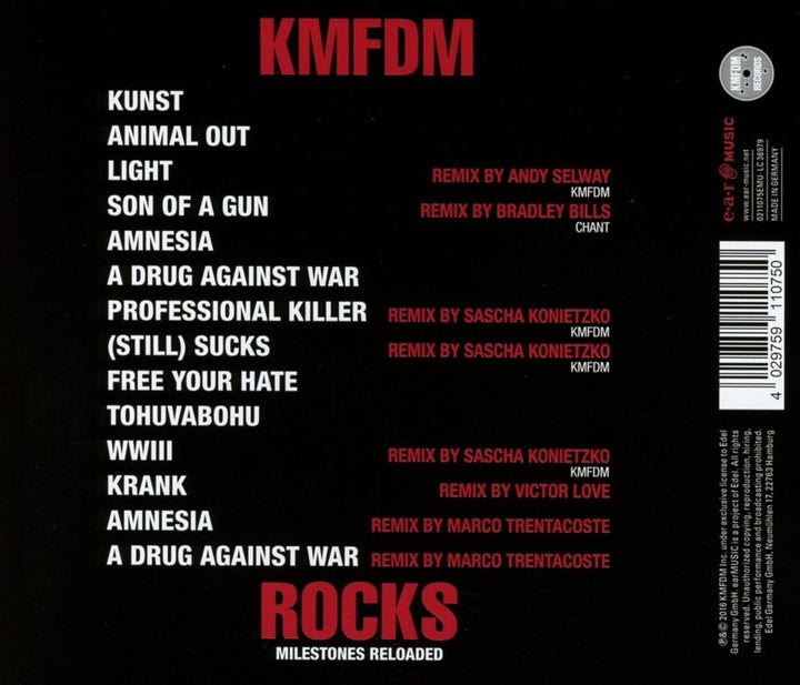 KMFDM - Rocks: Milestones Reloaded (Re-Imagined Industrial Rock Album)