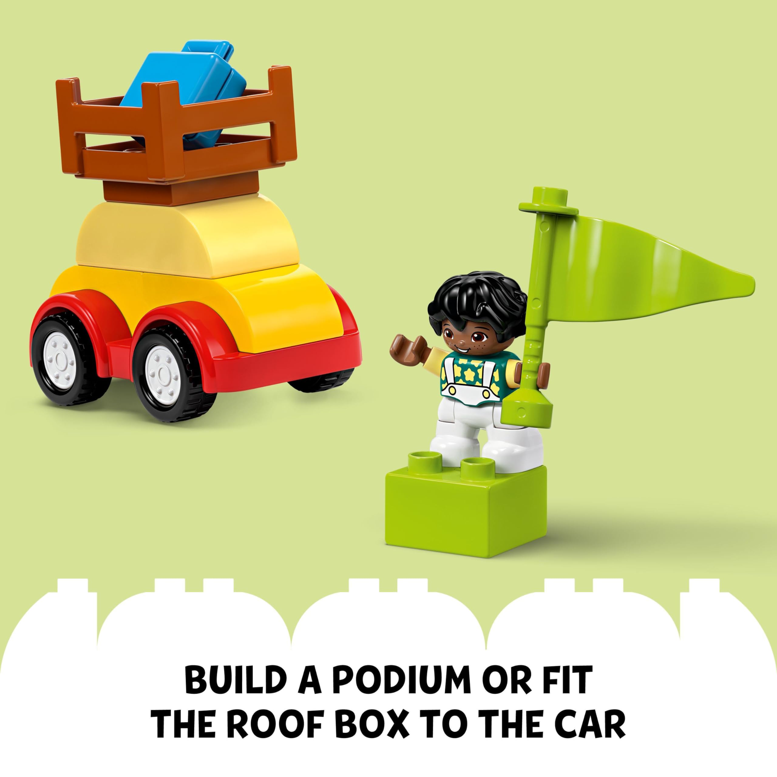 LEGO DUPLO Classic Cars and Trucks Brick Box - Educational Building Set for Toddlers 18m+ 3