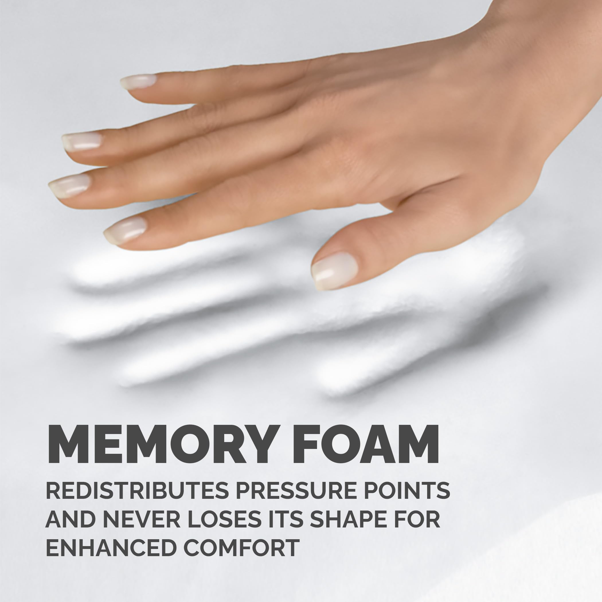 Fellowes Everyday Mousepad with Wrist Support - Ergonomic Memory Foam | Black | 23.5 x 20.2cm 4