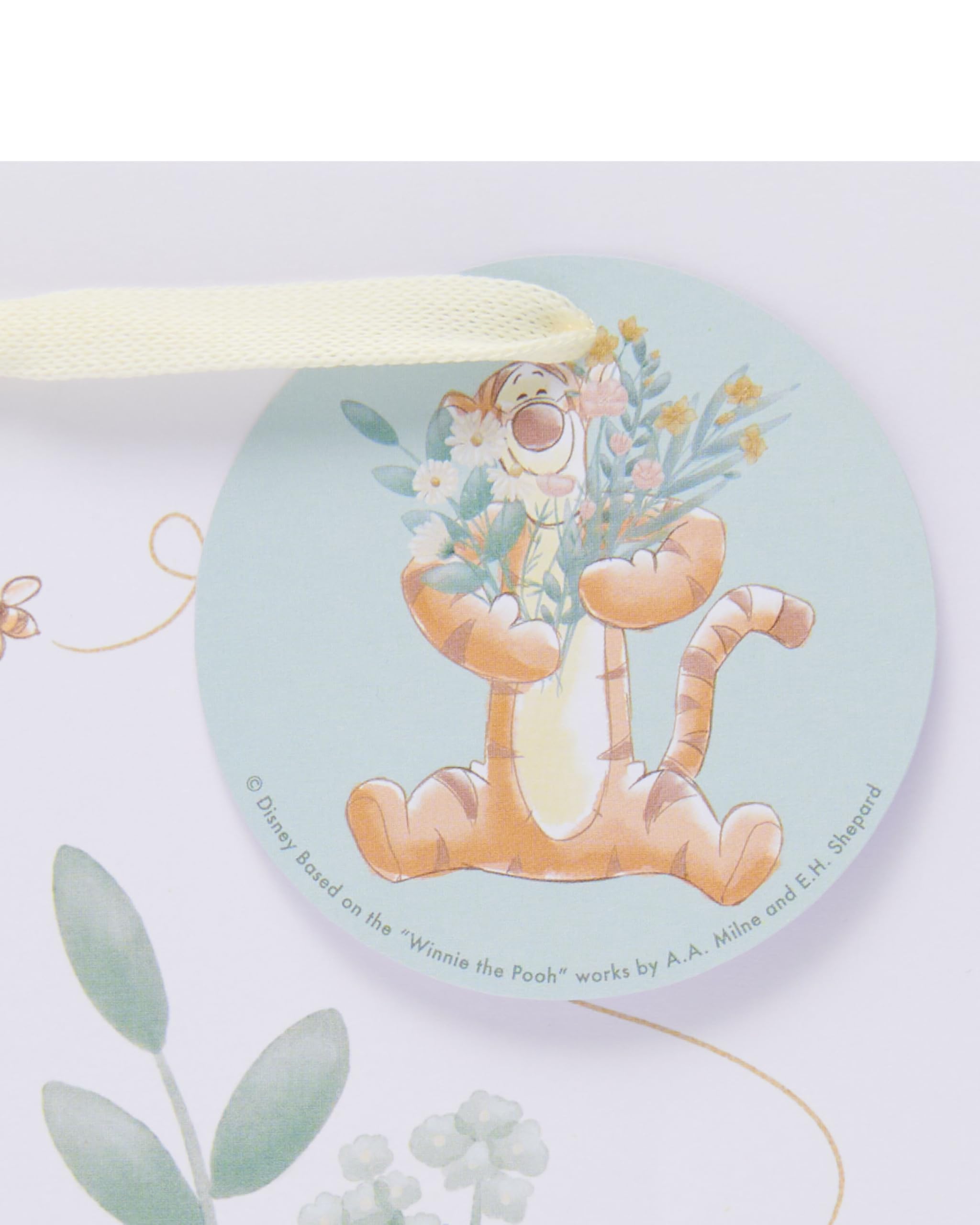 UK Greetings Disney Winnie The Pooh Medium Gift Bag | FSC Certified | 22.8 x 19 cm