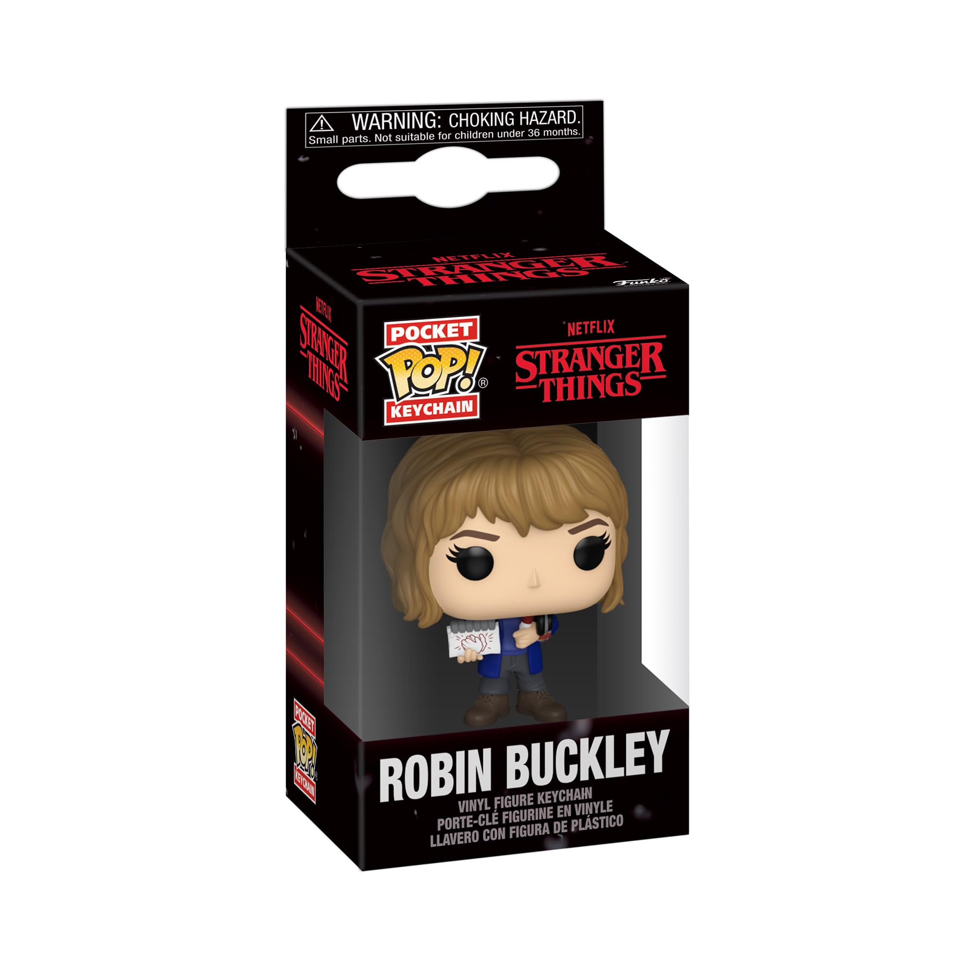 Funko POP! Keychain: Stranger Things Season 5 - Robin Buckley Vinyl Figure 2